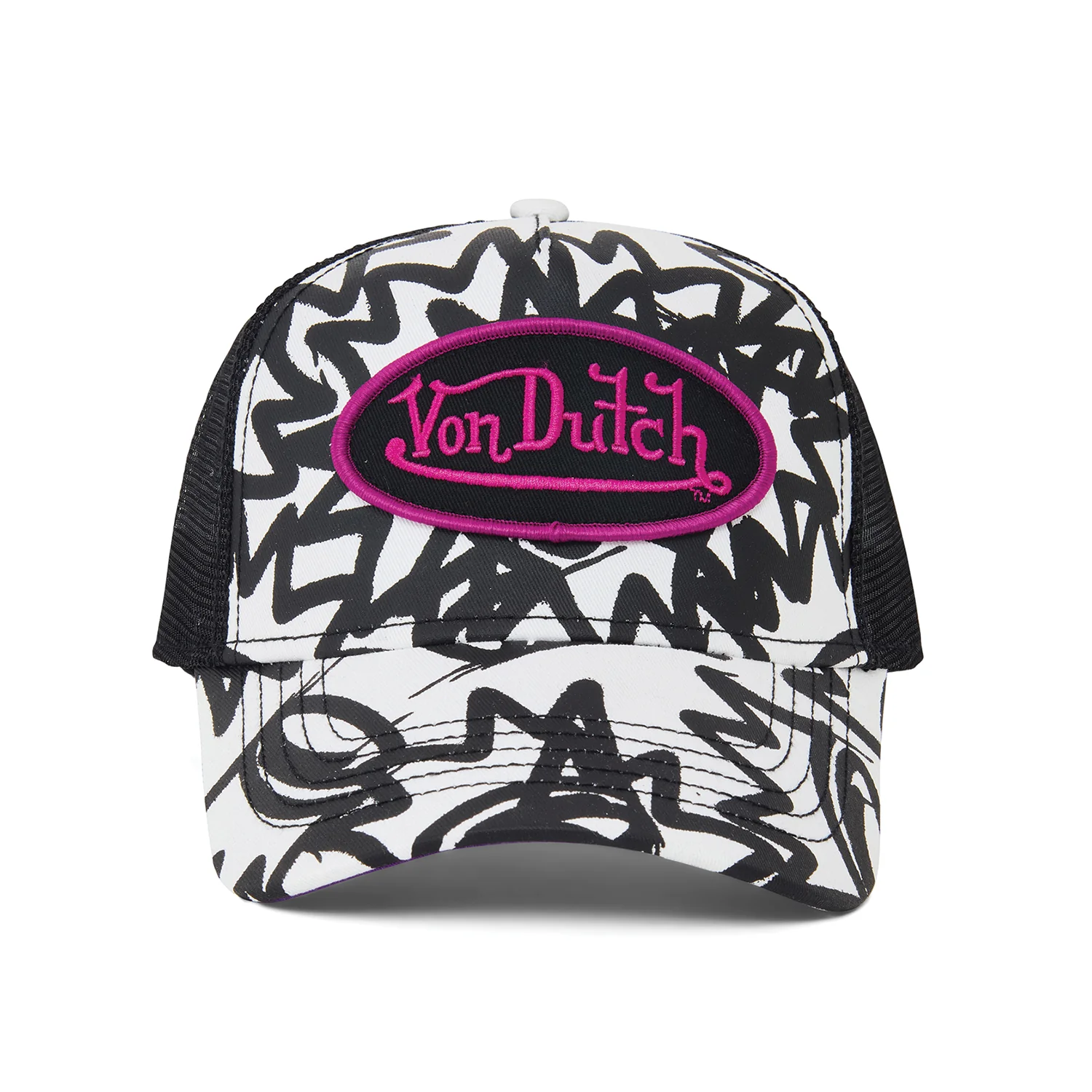White Multi Trucker Hat