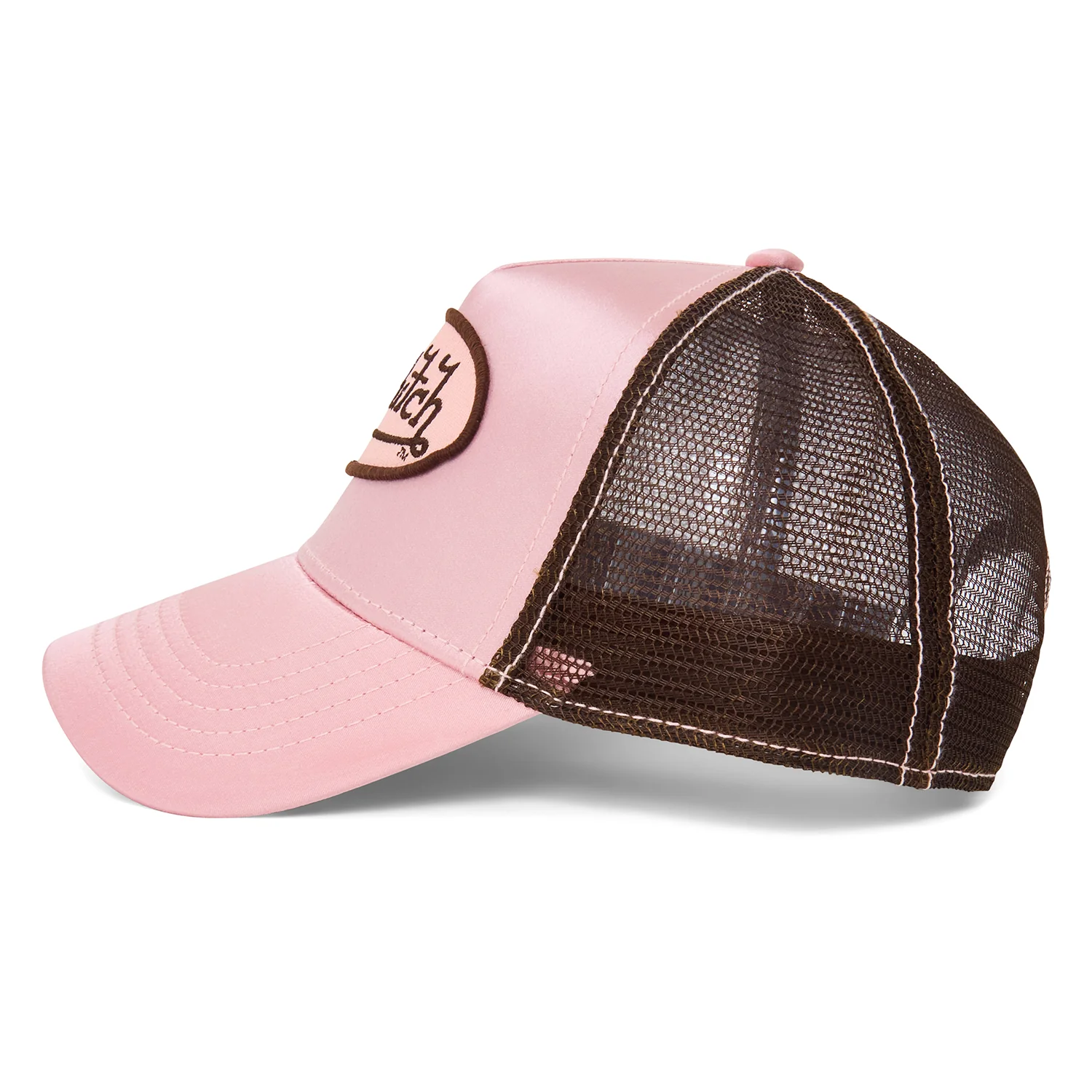 1013-pink-satin-trucker-hat-2.webp Pink Satin Trucker Hat
