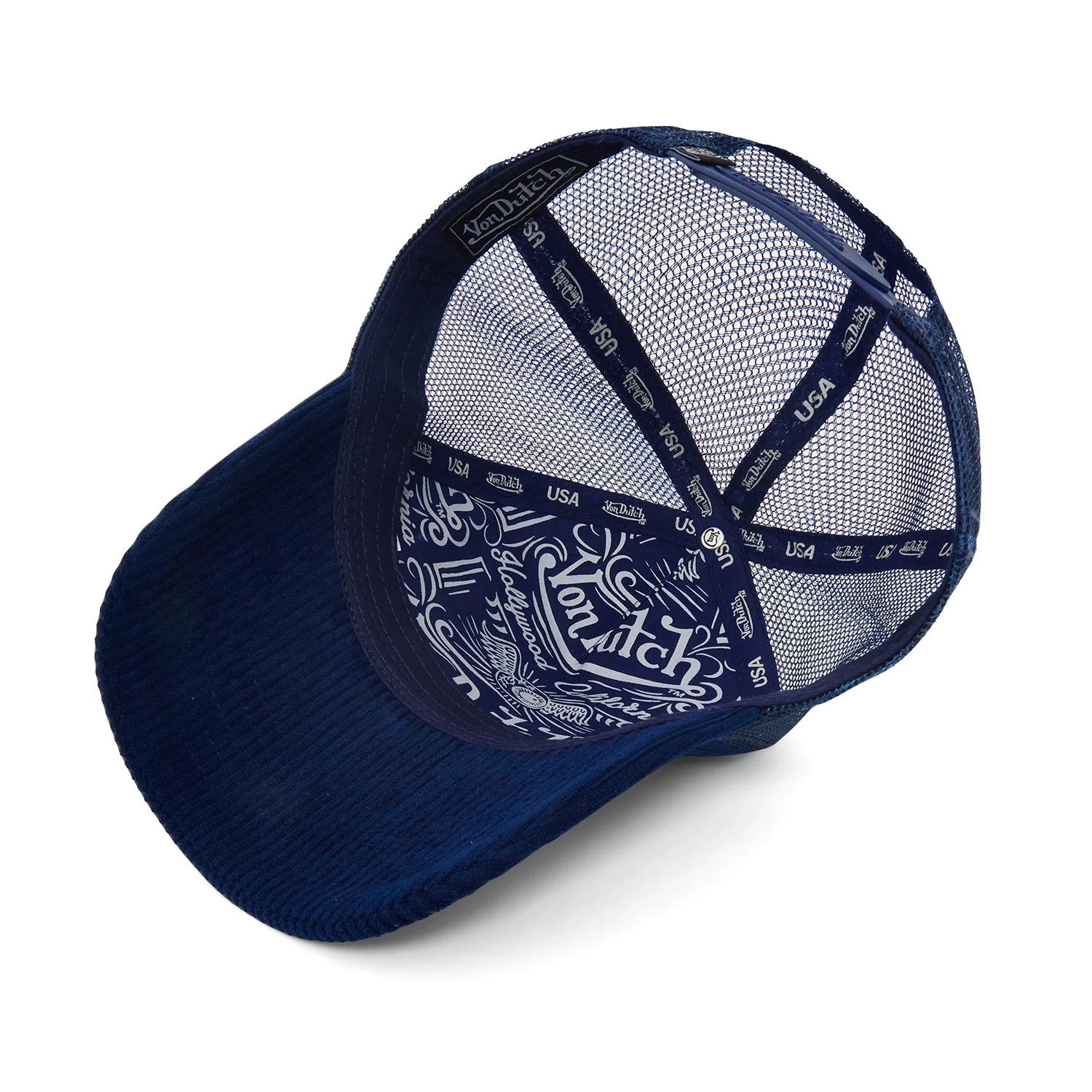 1021-navy-cordutch-trucker-hat-5.webp Navy Cordutch Trucker Hat