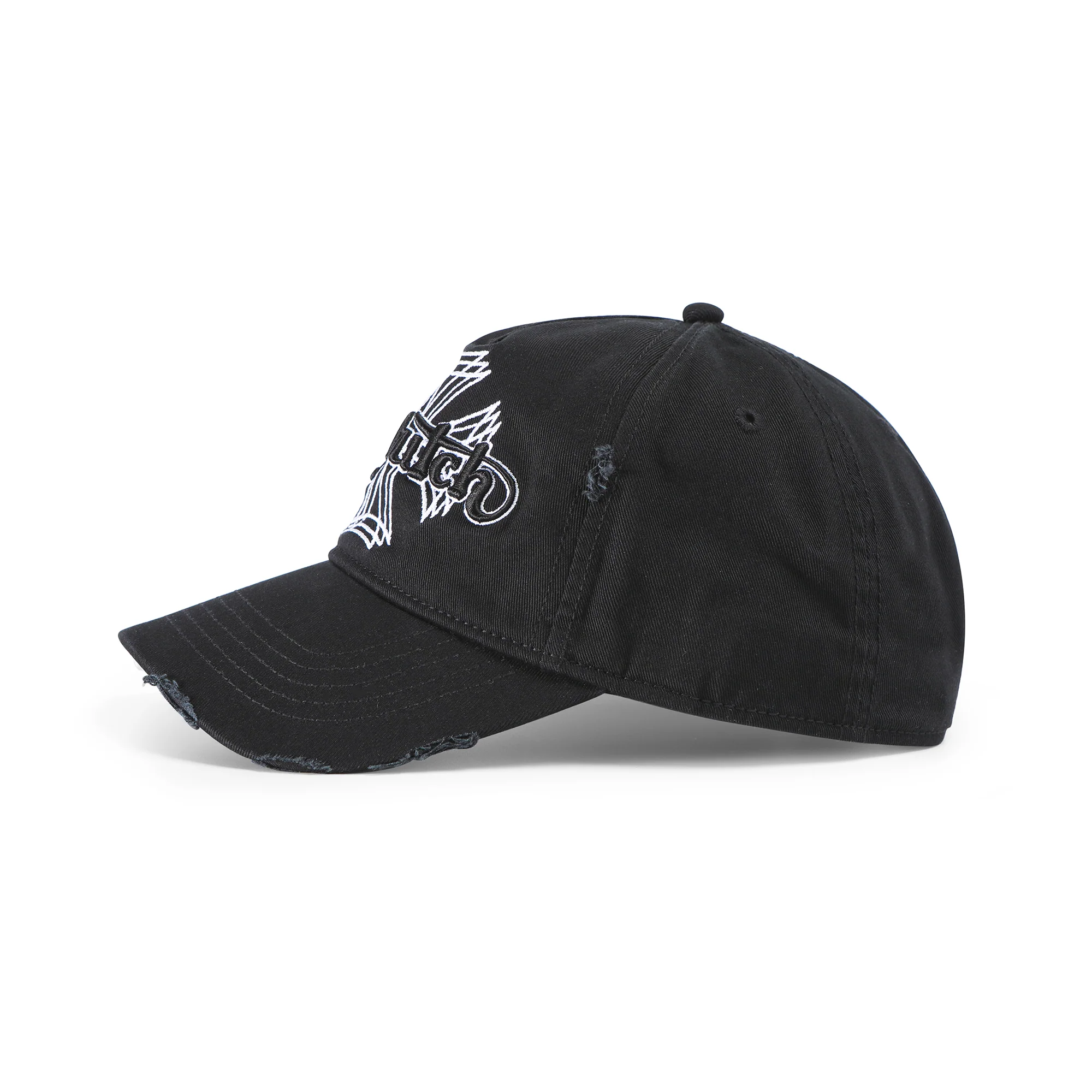1037-motocross-strapback-hat-black-white-2.webp MotoCross Strapback Hat - Black & White