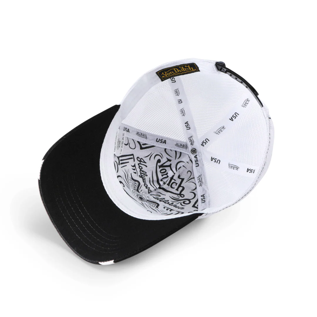 Americana Trucker Hat - Black & Pink