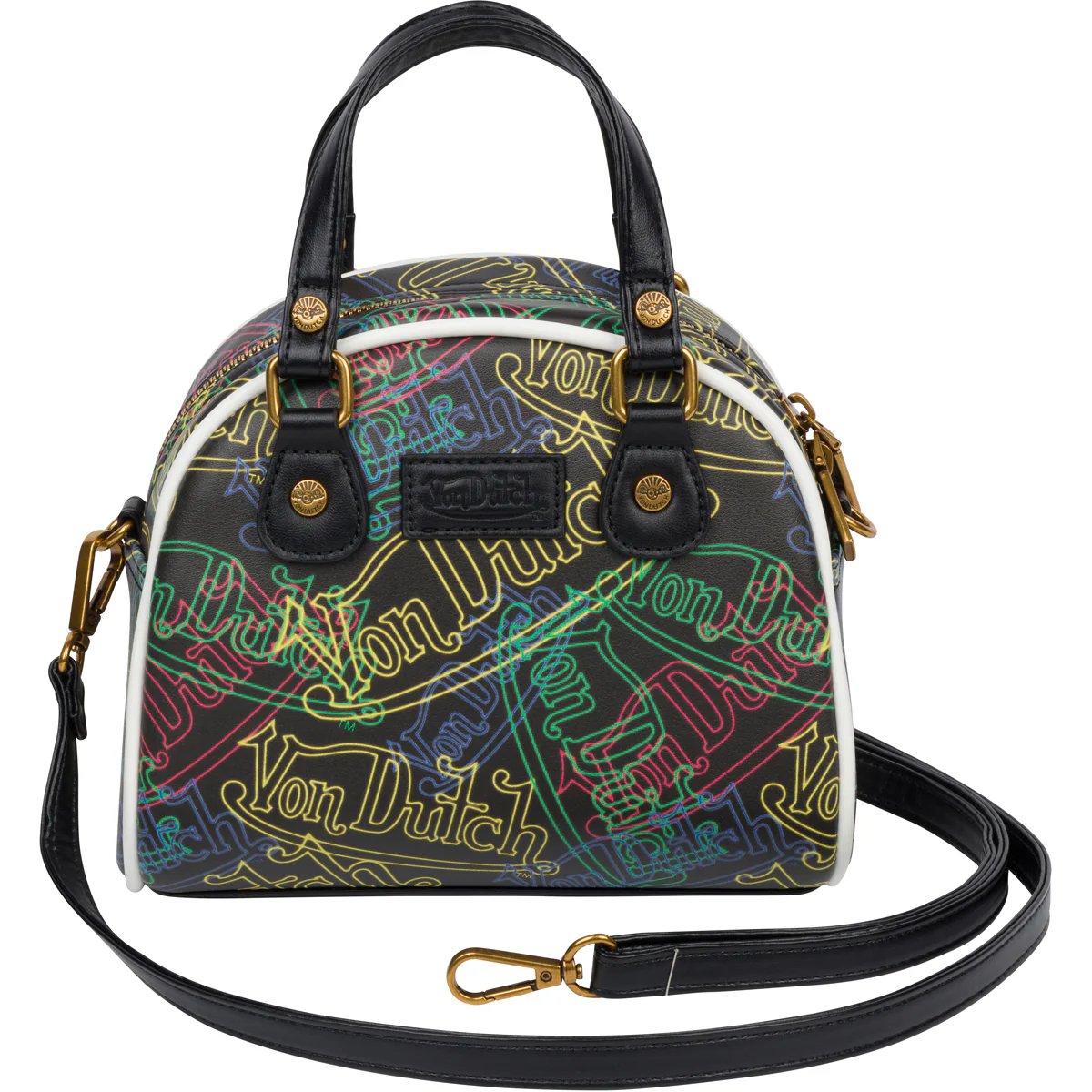 Neon Multi-Logo Bowling Bag