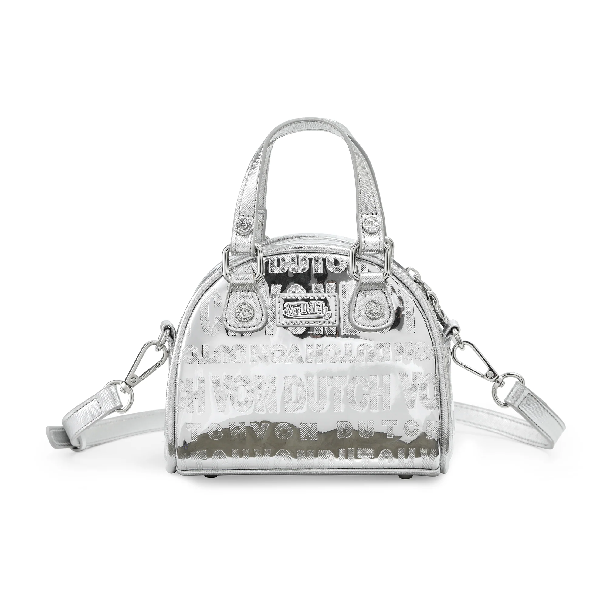 1518-mini-bowling-bag-silver-foil-reflective-1.webp Mini Bowling Bag - Silver Foil Reflective