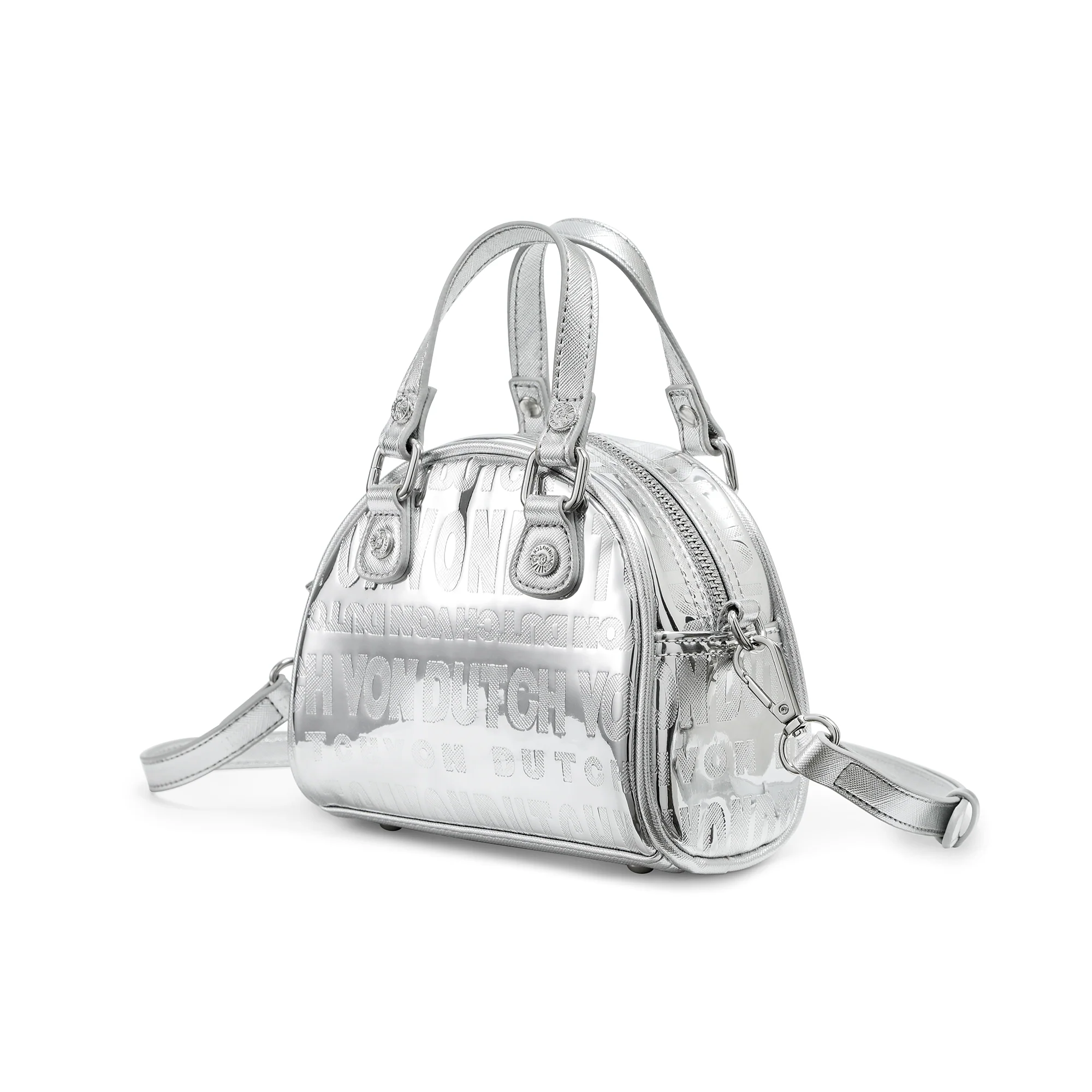 1518-mini-bowling-bag-silver-foil-reflective-2.webp Mini Bowling Bag - Silver Foil Reflective