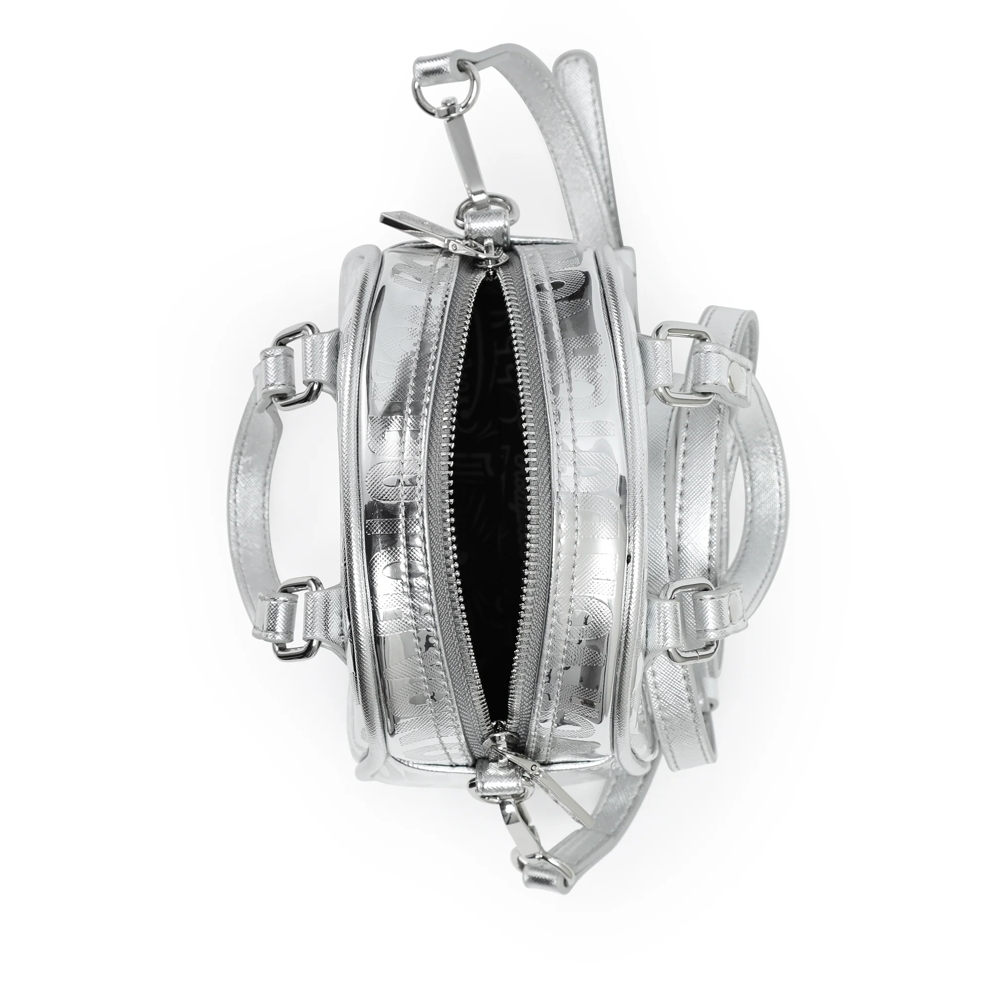 1518-mini-bowling-bag-silver-foil-reflective-4.webp Mini Bowling Bag - Silver Foil Reflective