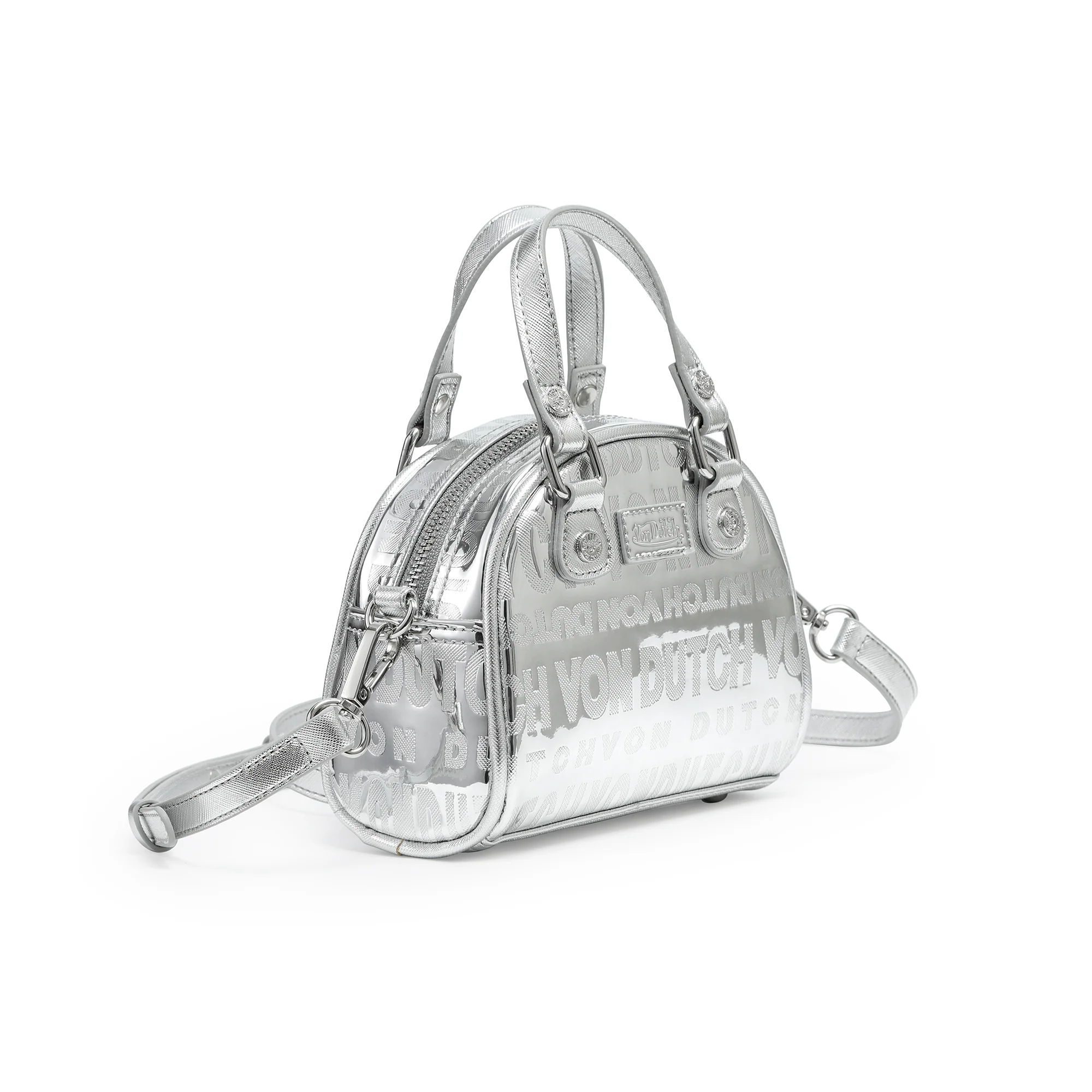1518-mini-bowling-bag-silver-foil-reflective-6.webp Mini Bowling Bag - Silver Foil Reflective