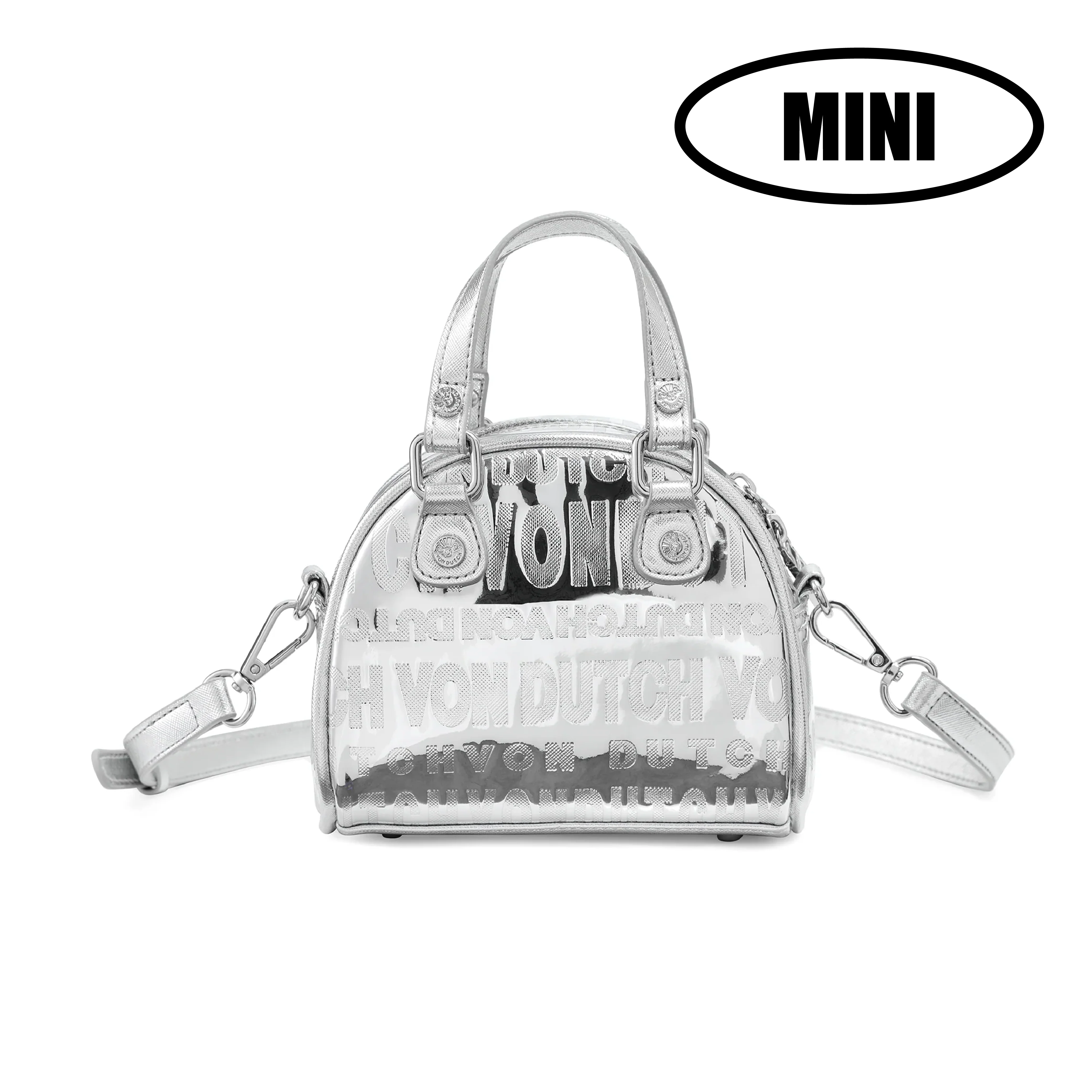 1518-mini-bowling-bag-silver-foil-reflective-9.webp Mini Bowling Bag - Silver Foil Reflective