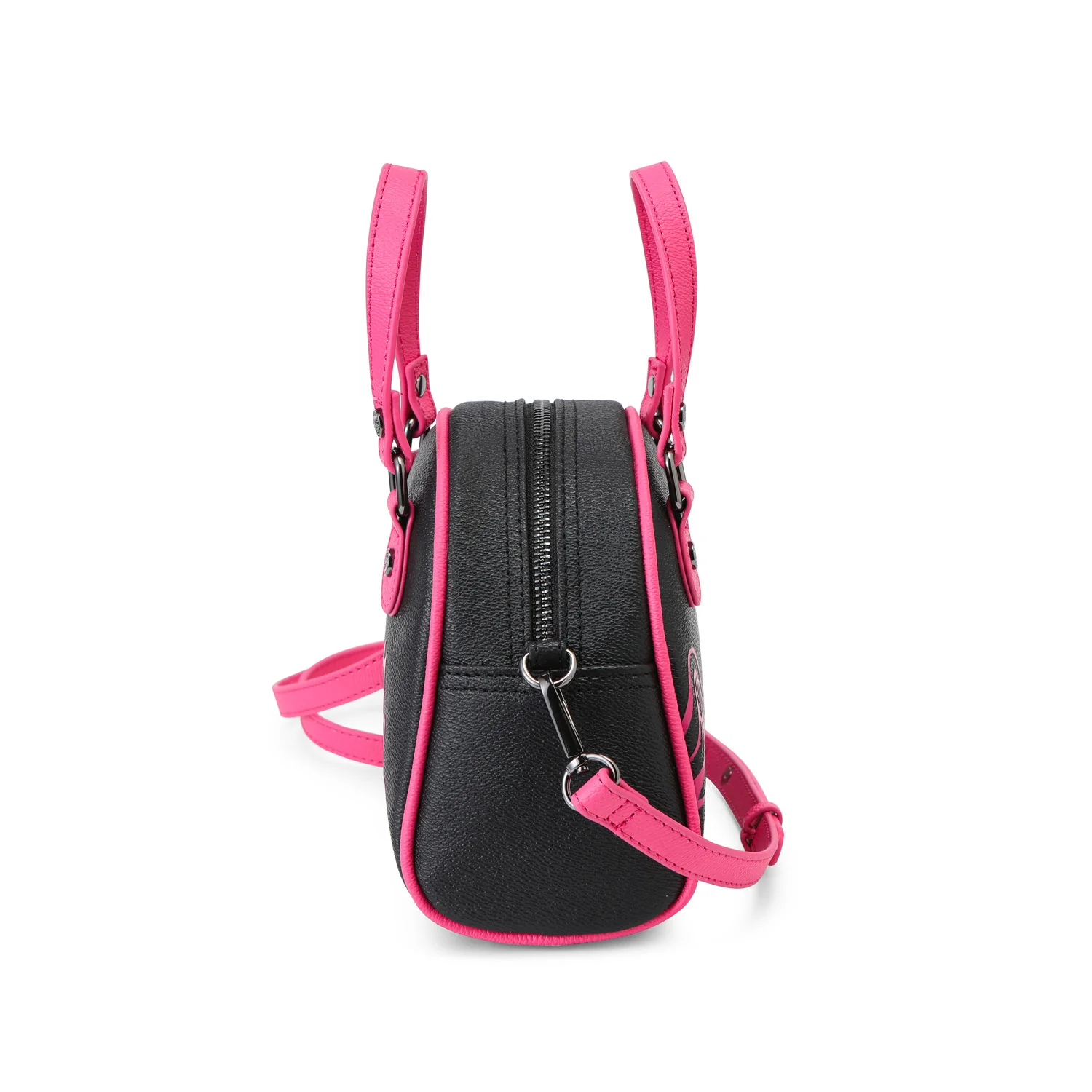 1521-black-hot-pink-two-tone-bowling-bag-3.webp Black & Hot Pink Two-Tone Bowling Bag