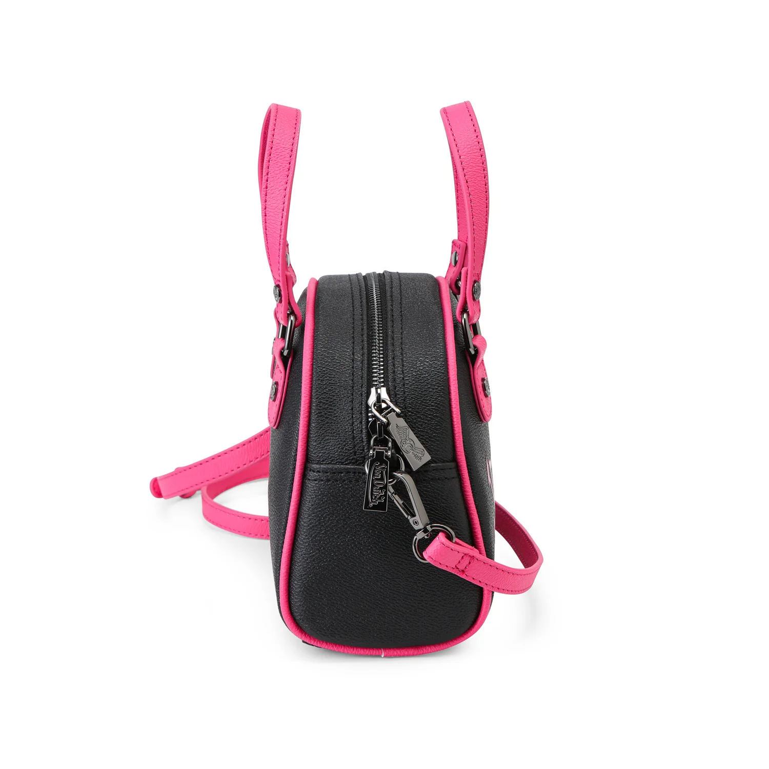 1521-black-hot-pink-two-tone-bowling-bag-6.webp Black & Hot Pink Two-Tone Bowling Bag