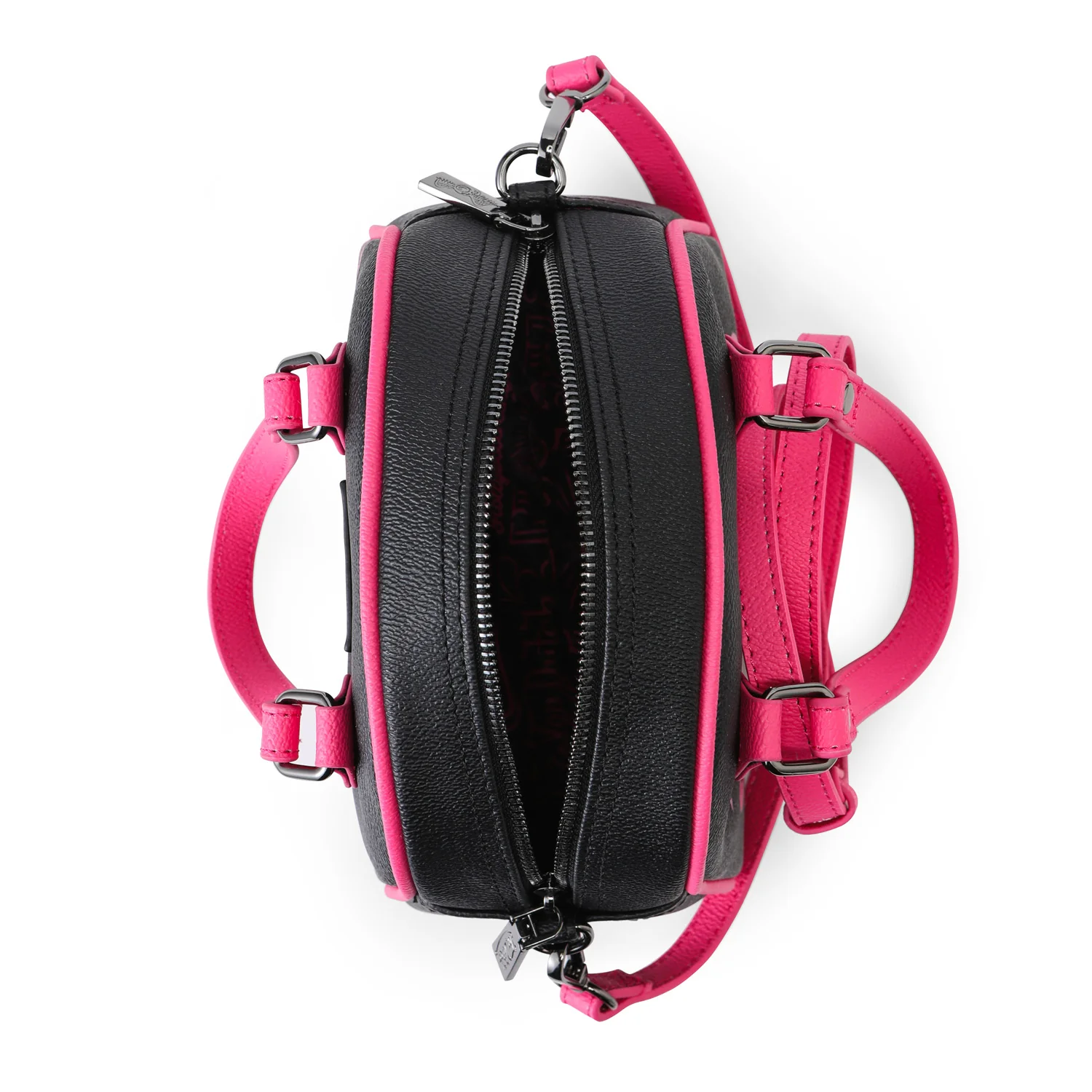 1521-black-hot-pink-two-tone-bowling-bag-7.webp Black & Hot Pink Two-Tone Bowling Bag