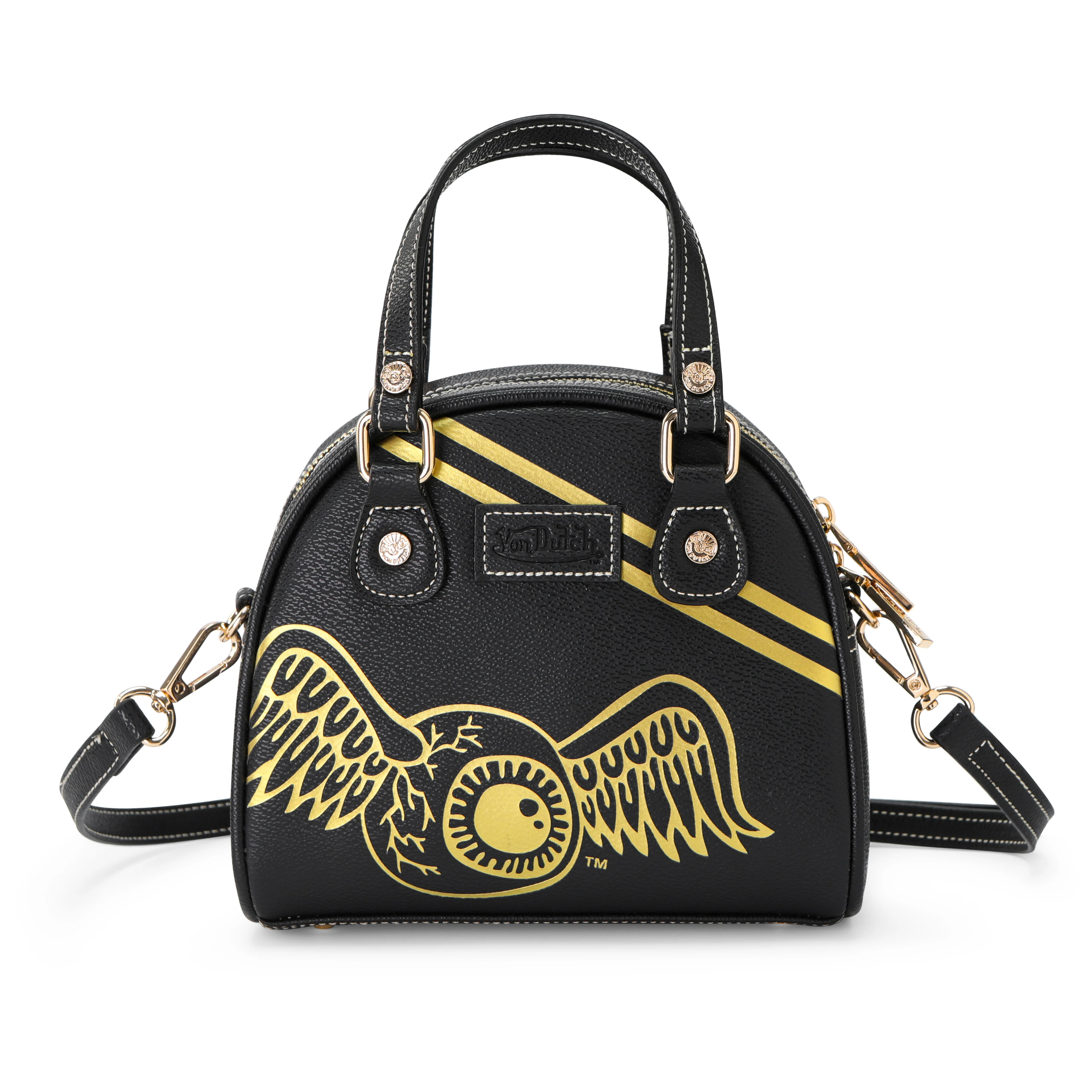 1523-racing-stripe-black-gold-bowling-bag-1.webp Racing Stripe Black & Gold Bowling Bag