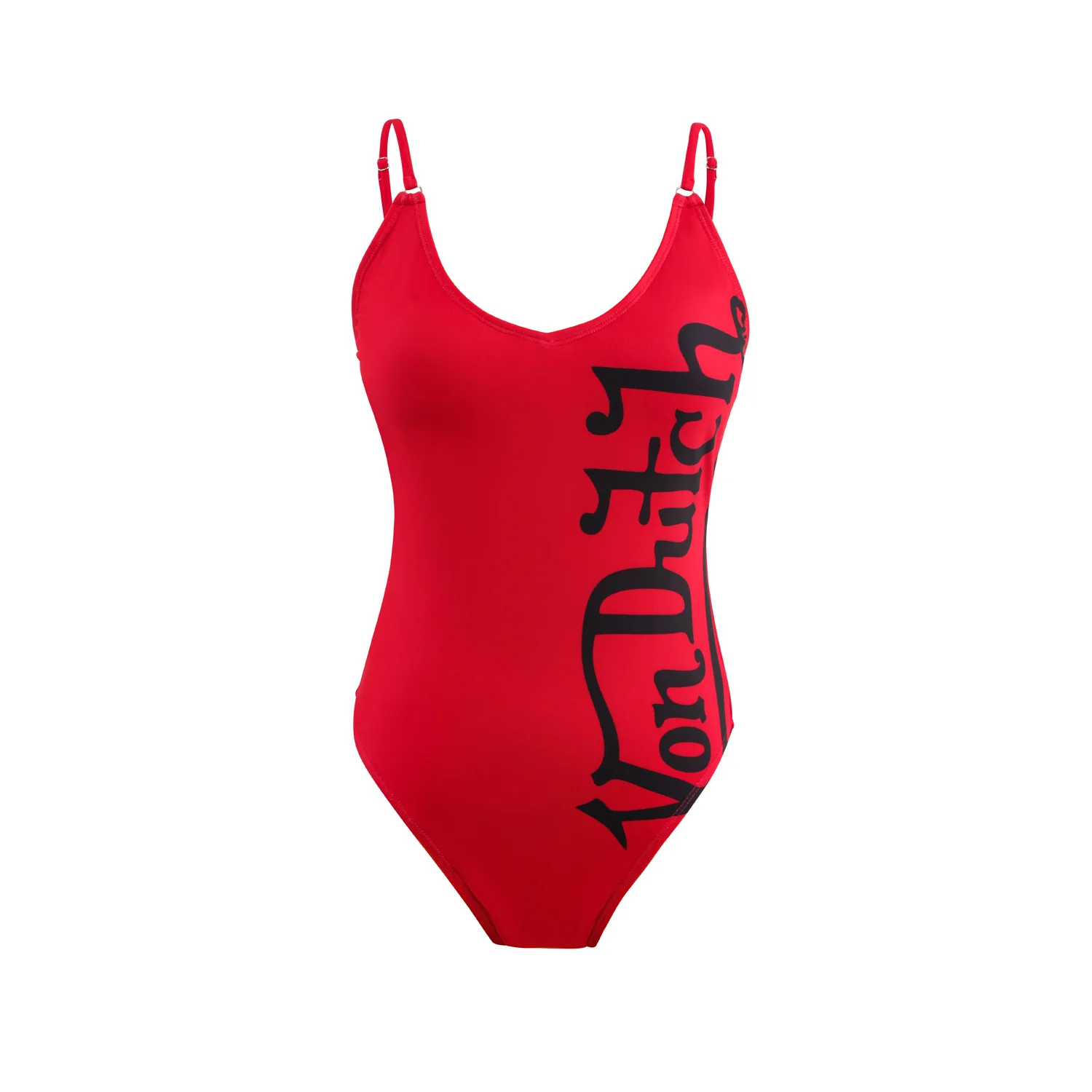 1547-women-s-one-piece-suit-red-black-1.webp Women's One Piece Suit - Red & Black