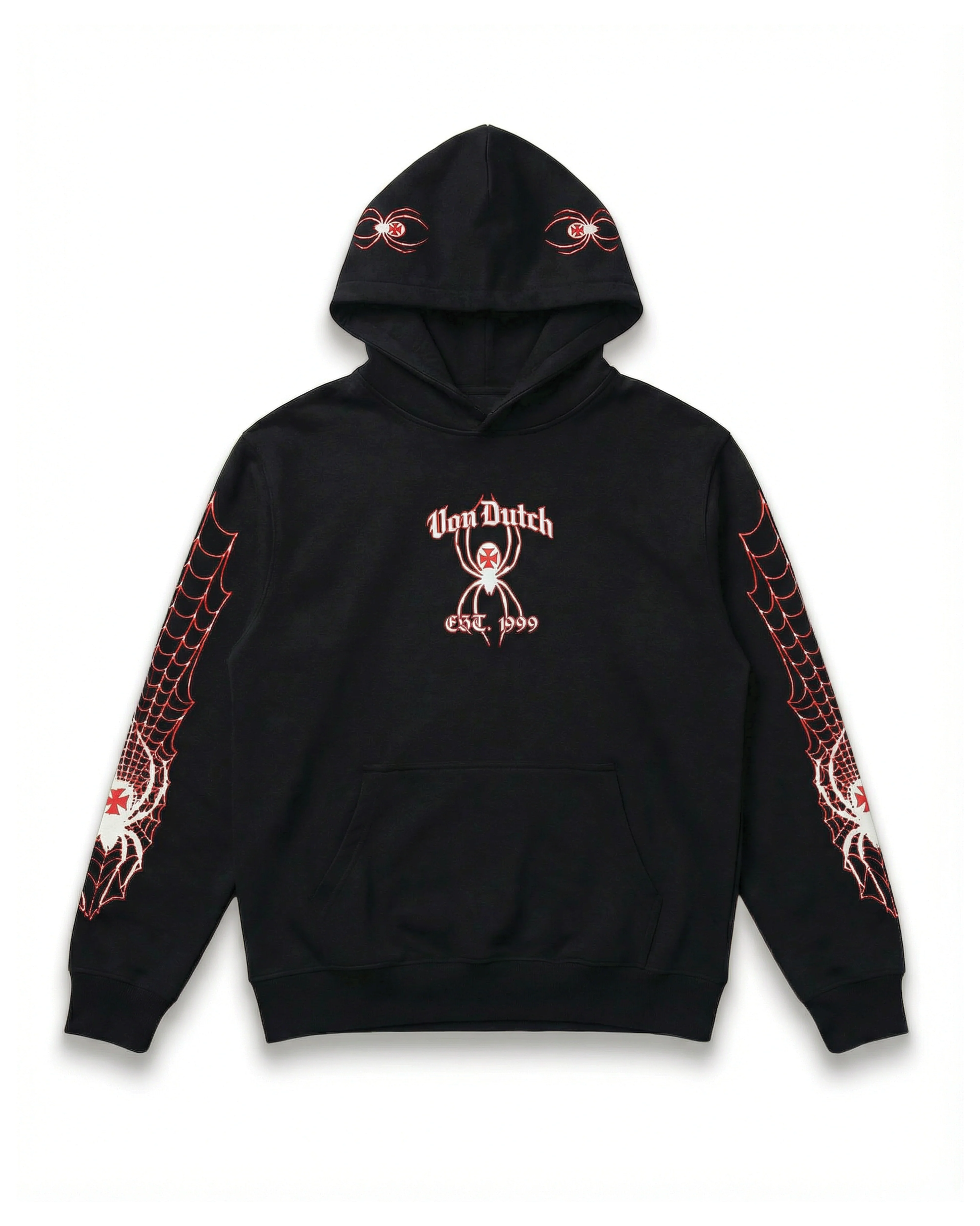 1760-spider-crest-hoodie-black-red-1.webp SPIDER CREST HOODIE - BLACK & RED