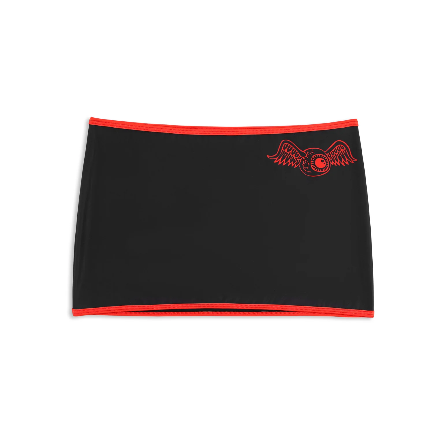 1963-two-tone-swim-skirt-black-red-1.webp TWO TONE SWIM SKIRT - BLACK RED