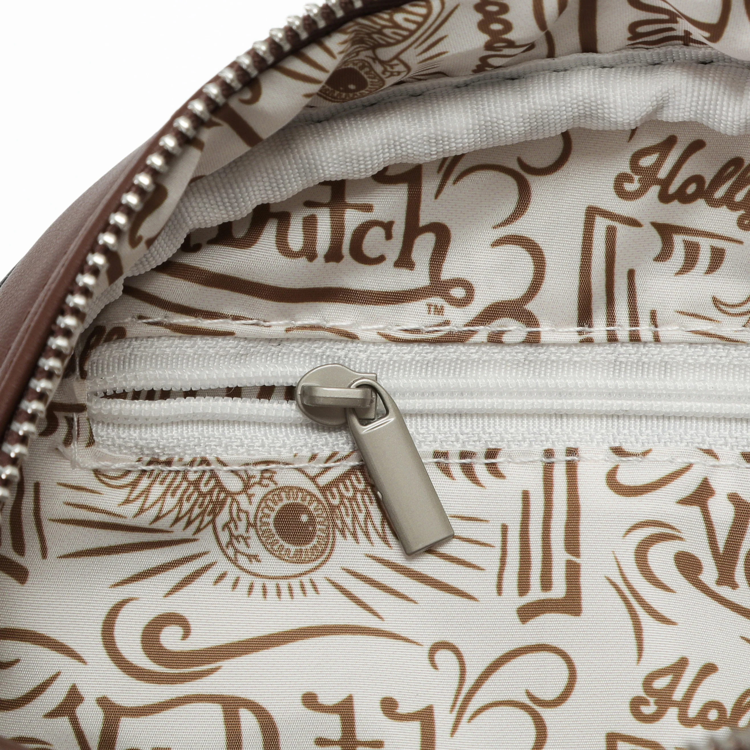 212-brown-white-cow-print-vegan-pony-hair-bowling-bag-4.webp Brown & White Cow Print Vegan Pony Hair Bowling Bag