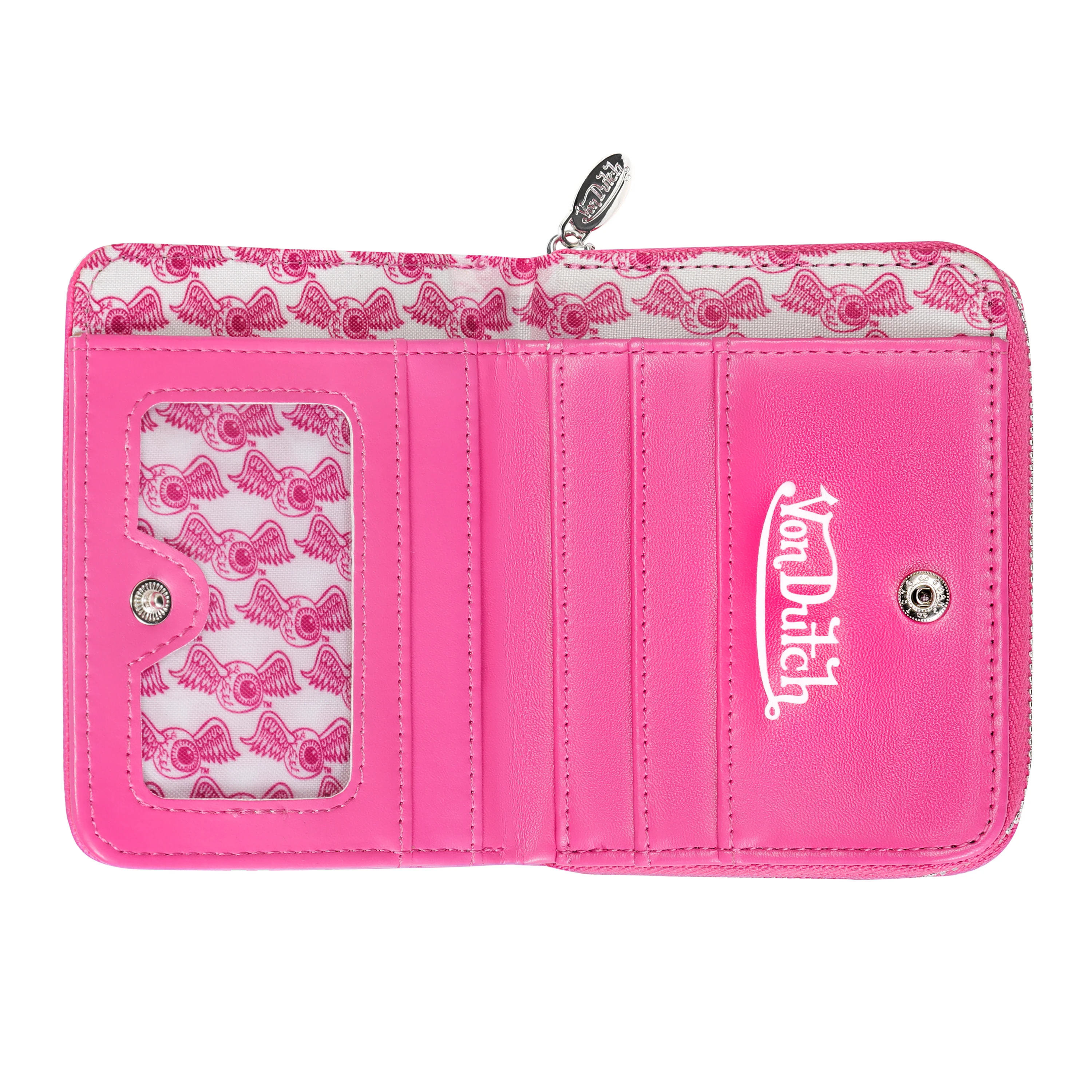 2125-classic-signature-zip-up-wallet-hot-pink-2.webp Classic Signature Zip-up Wallet - Hot Pink