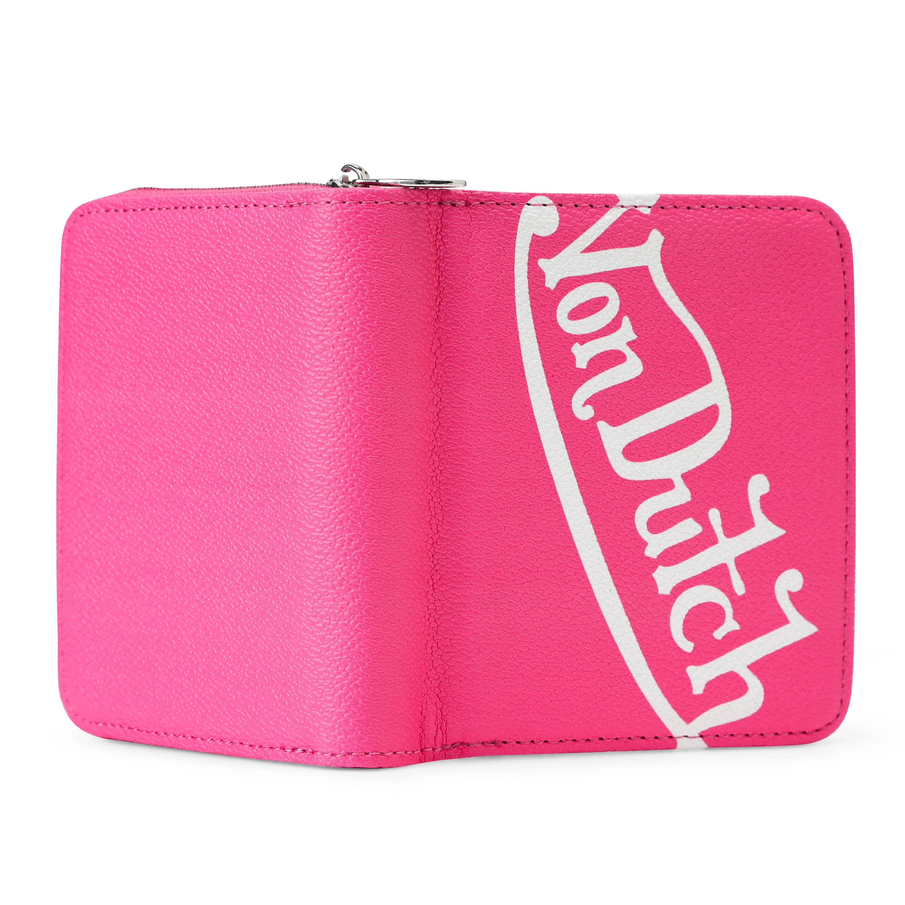 2125-classic-signature-zip-up-wallet-hot-pink-3.webp Classic Signature Zip-up Wallet - Hot Pink