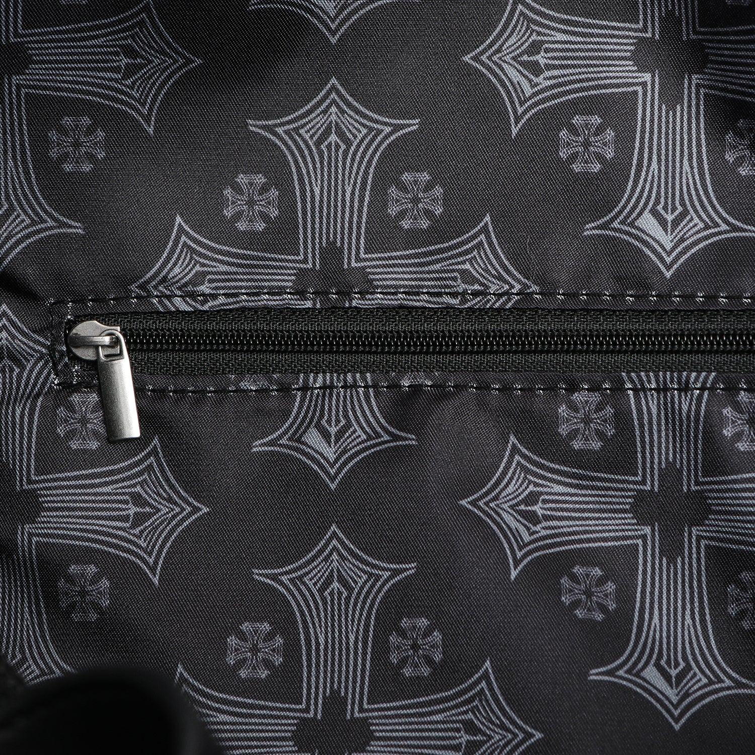 218-embroidered-chopper-duffle-bag-black-5.jpg Embroidered Chopper Duffle Bag - Black
