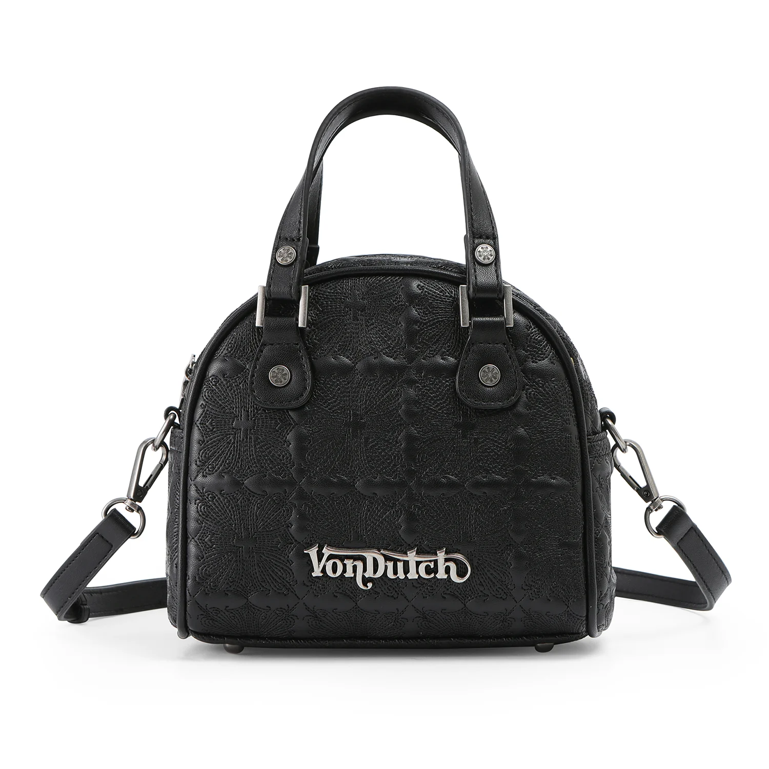 221-embroidered-chopper-bowling-bag-black-1.webp Embroidered Chopper Bowling Bag - Black