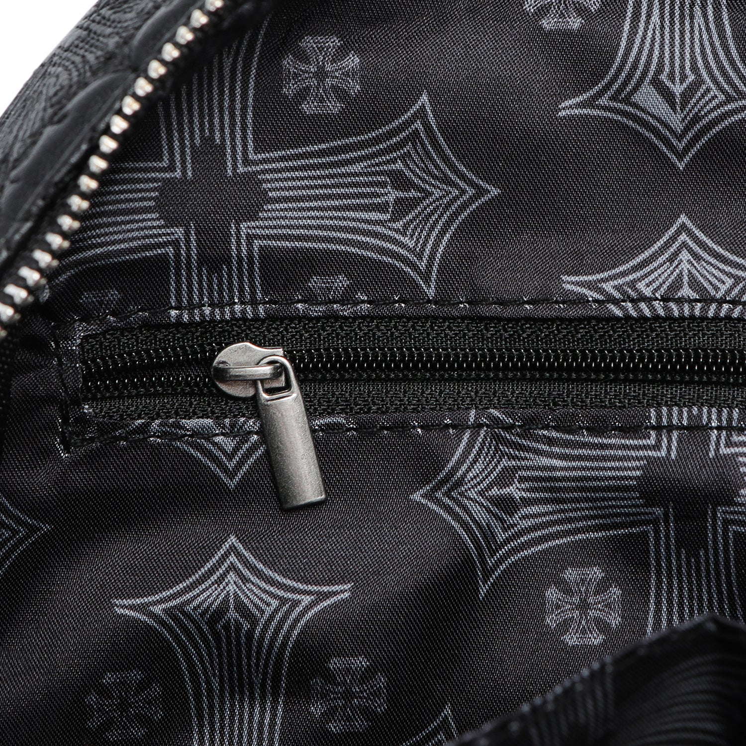 221-embroidered-chopper-bowling-bag-black-6.jpg Embroidered Chopper Bowling Bag - Black