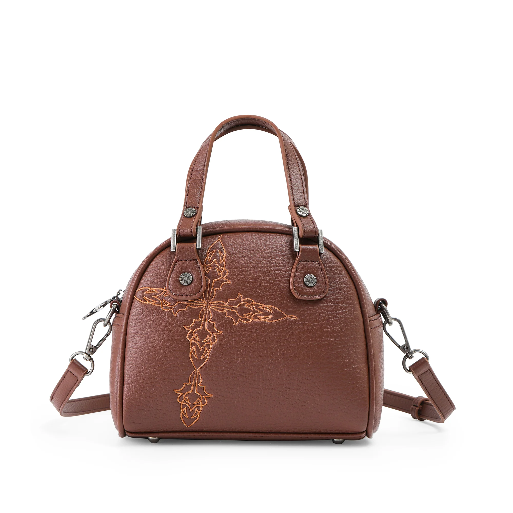 227-chopper-cross-bowling-bag-brown-cream-orange-3.webp Chopper Cross Bowling Bag - Brown & Cream Orange