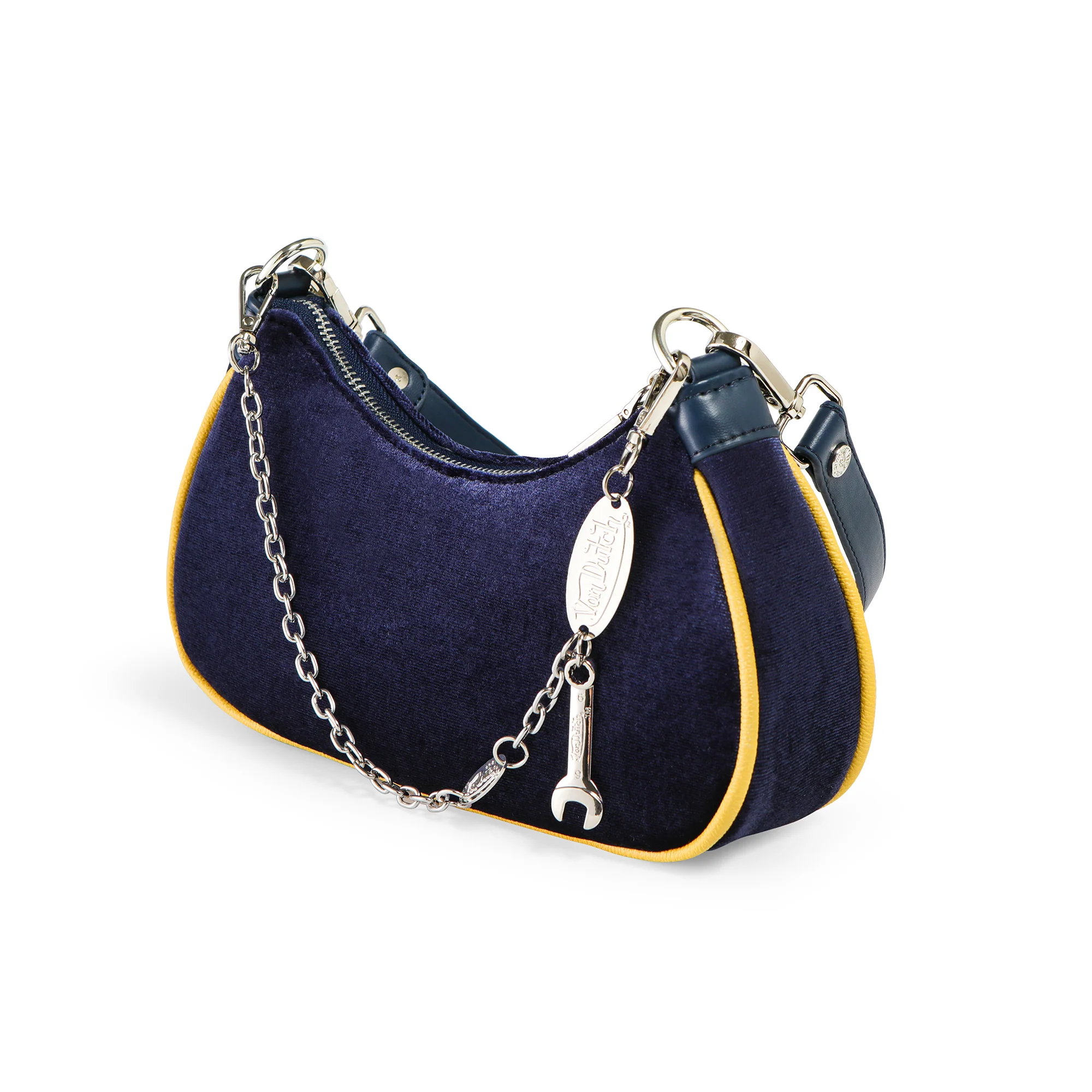 2505-von-dutch-blue-yellow-rhinestone-velvet-shoulder-bag-4.webp Von Dutch Blue & Yellow Rhinestone Velvet Shoulder Bag