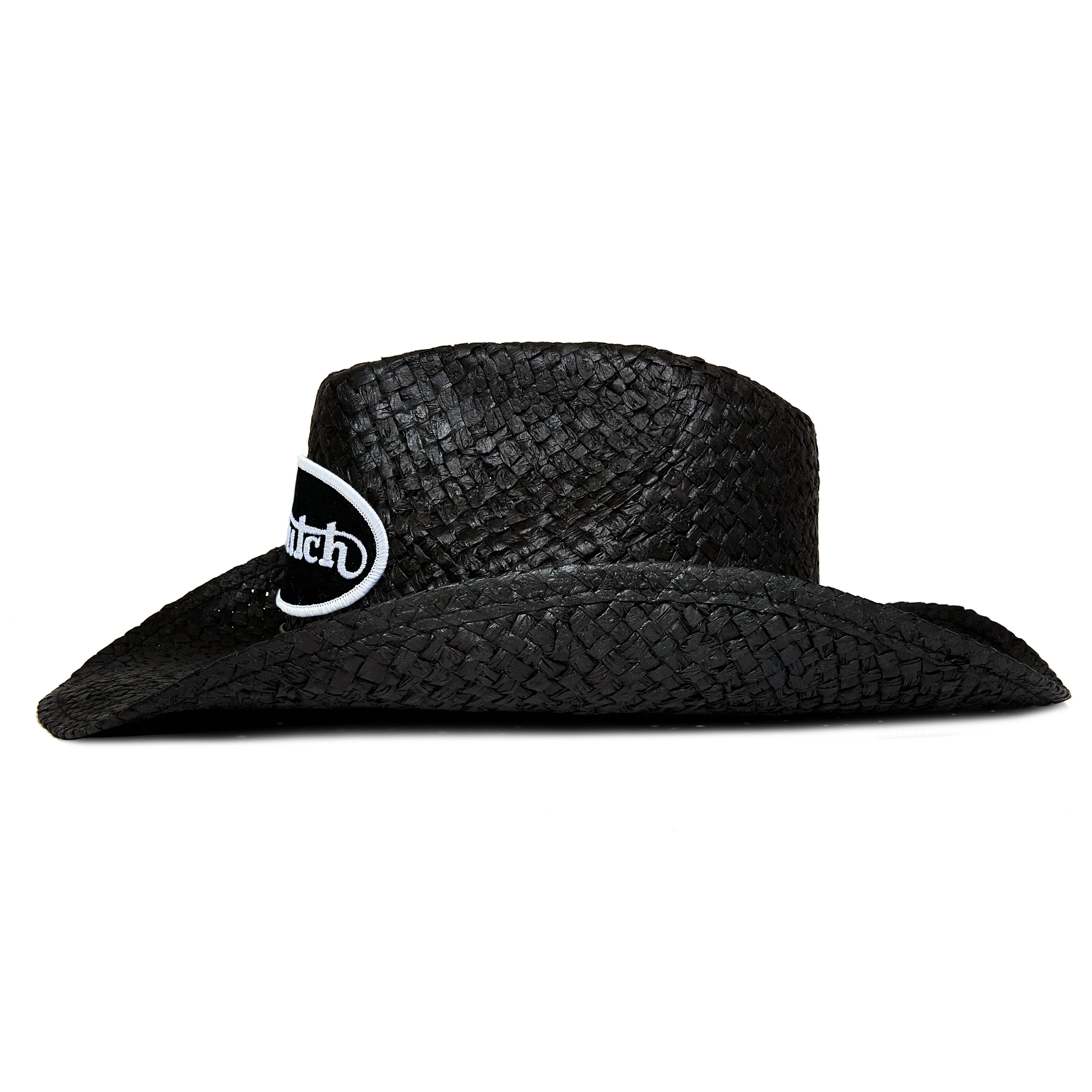 Black & White Vintage Ranch Cowboy Hat