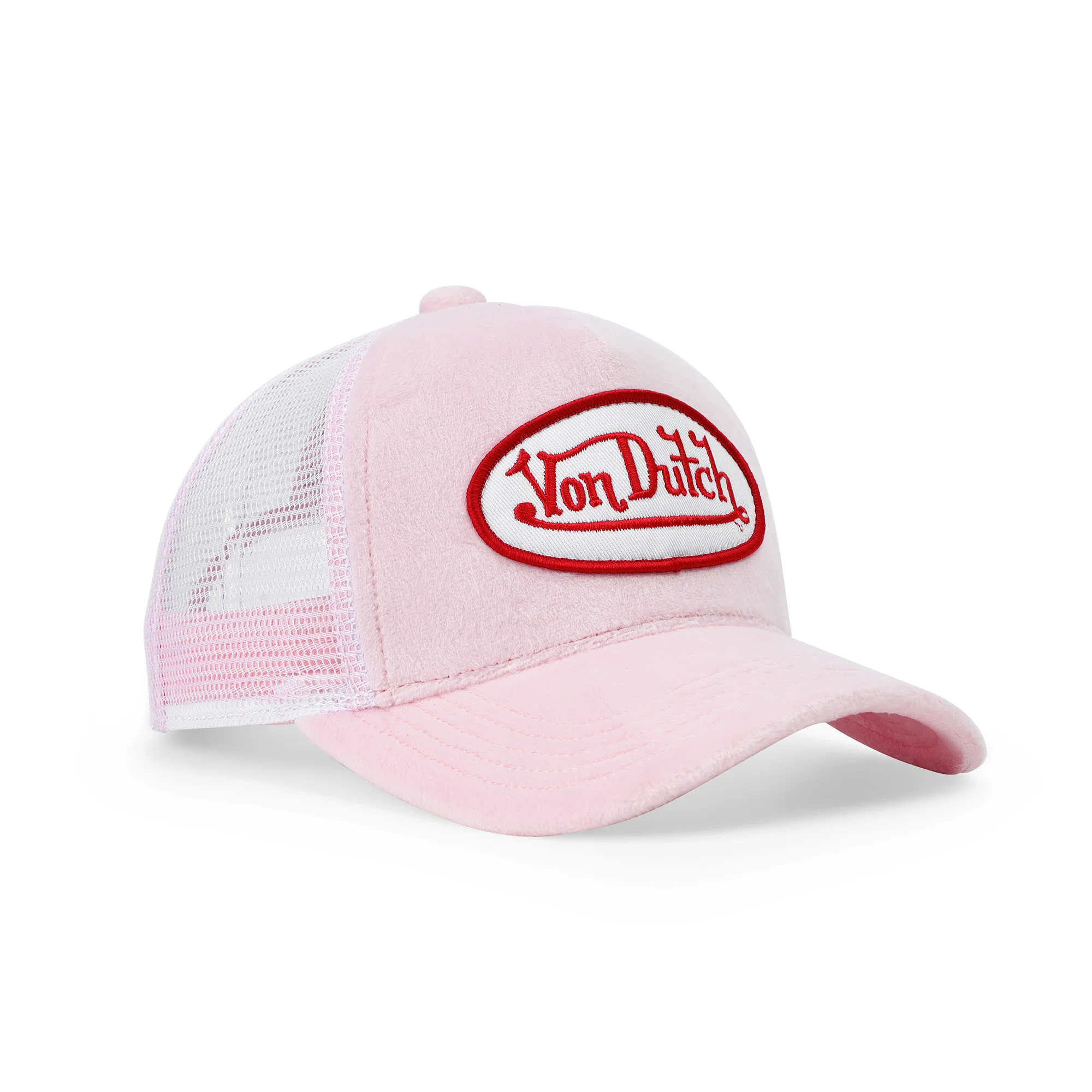 2566-kids-velvet-trucker-hat-pink-crush-5.webp Kids Velvet Trucker Hat - Pink Crush