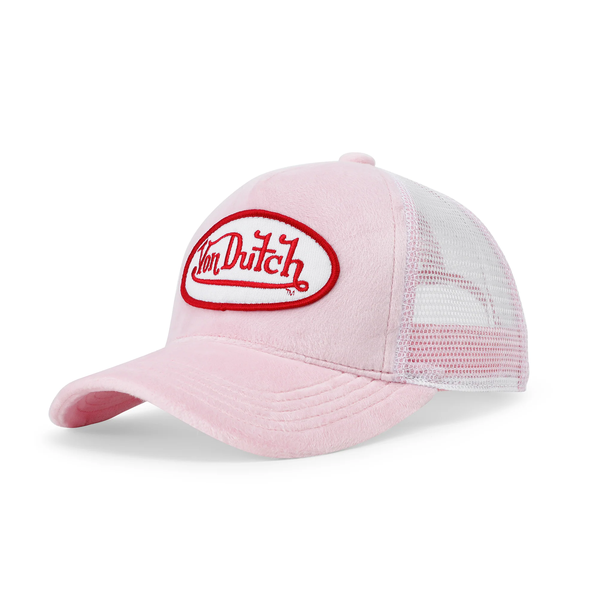 2566-kids-velvet-trucker-hat-pink-crush-7.webp Kids Velvet Trucker Hat - Pink Crush