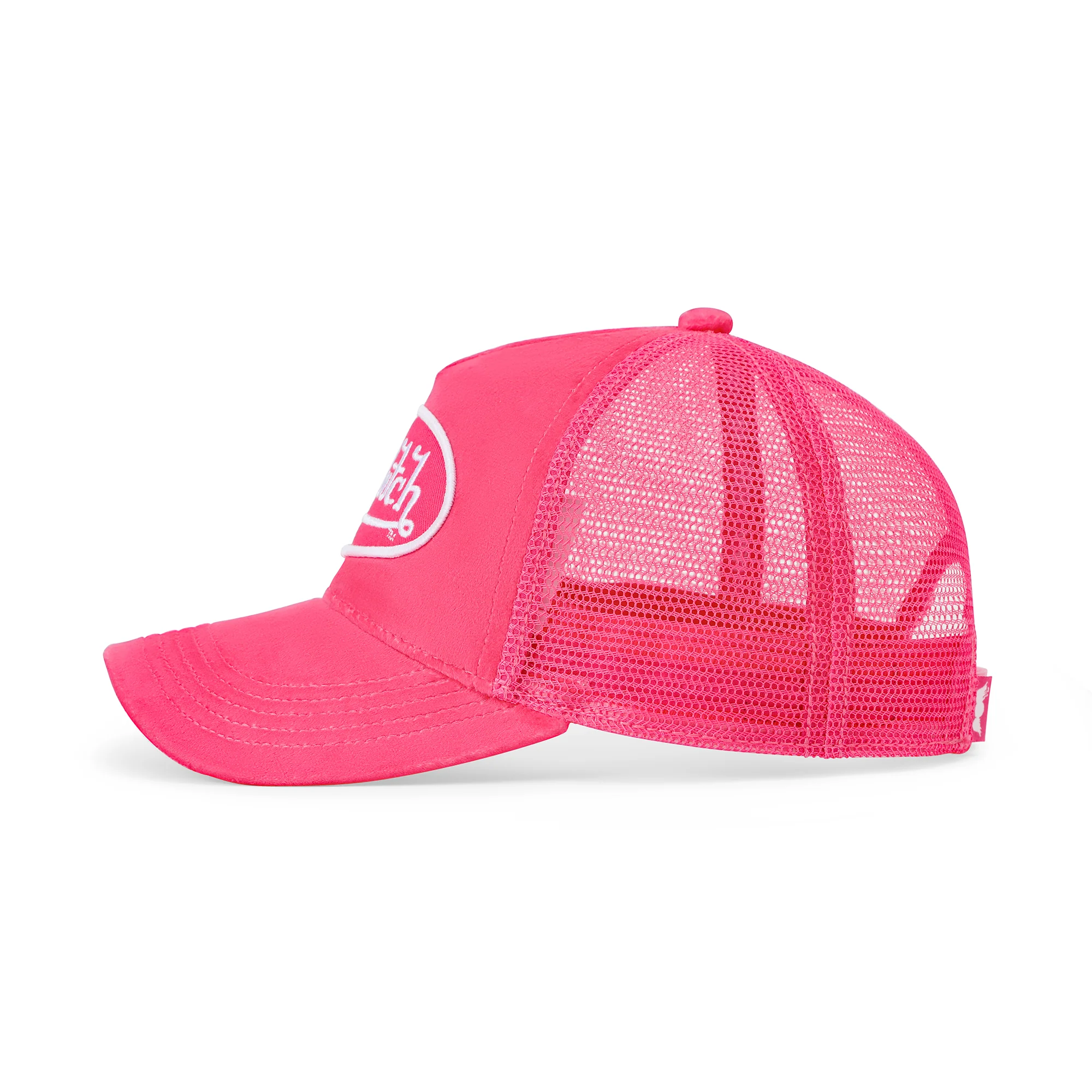 2567-kids-velvet-trucker-hat-hot-pink-crush-2.webp Kids Velvet Trucker Hat - Hot Pink Crush
