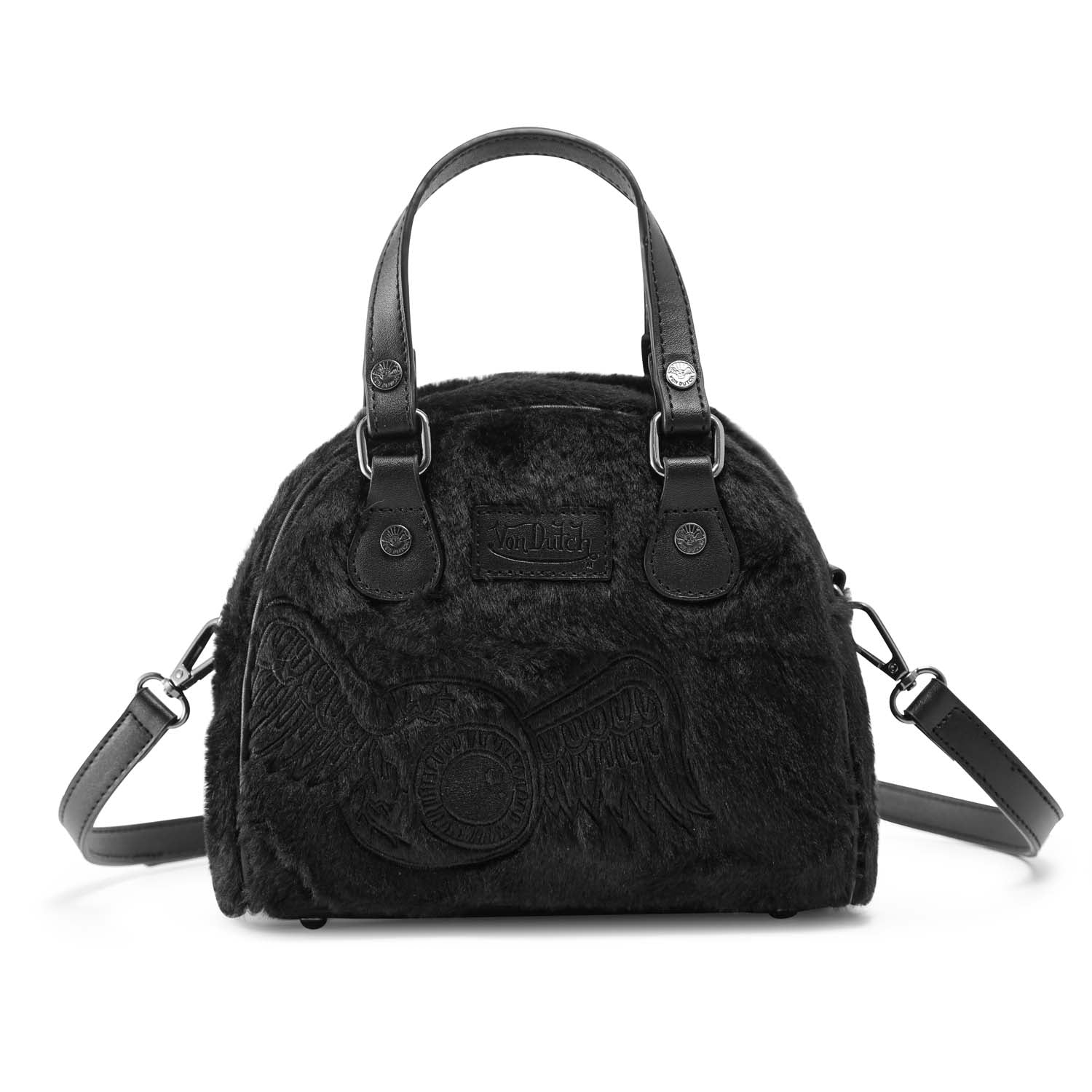 257-all-black-furry-bowling-bag-3.jpg All Black Furry Bowling Bag
