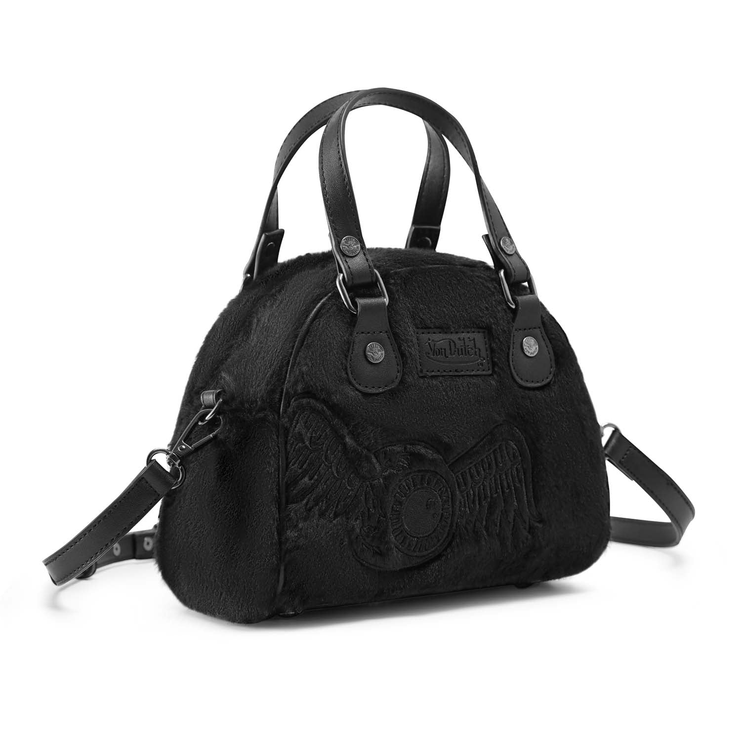 257-all-black-furry-bowling-bag-5.jpg All Black Furry Bowling Bag