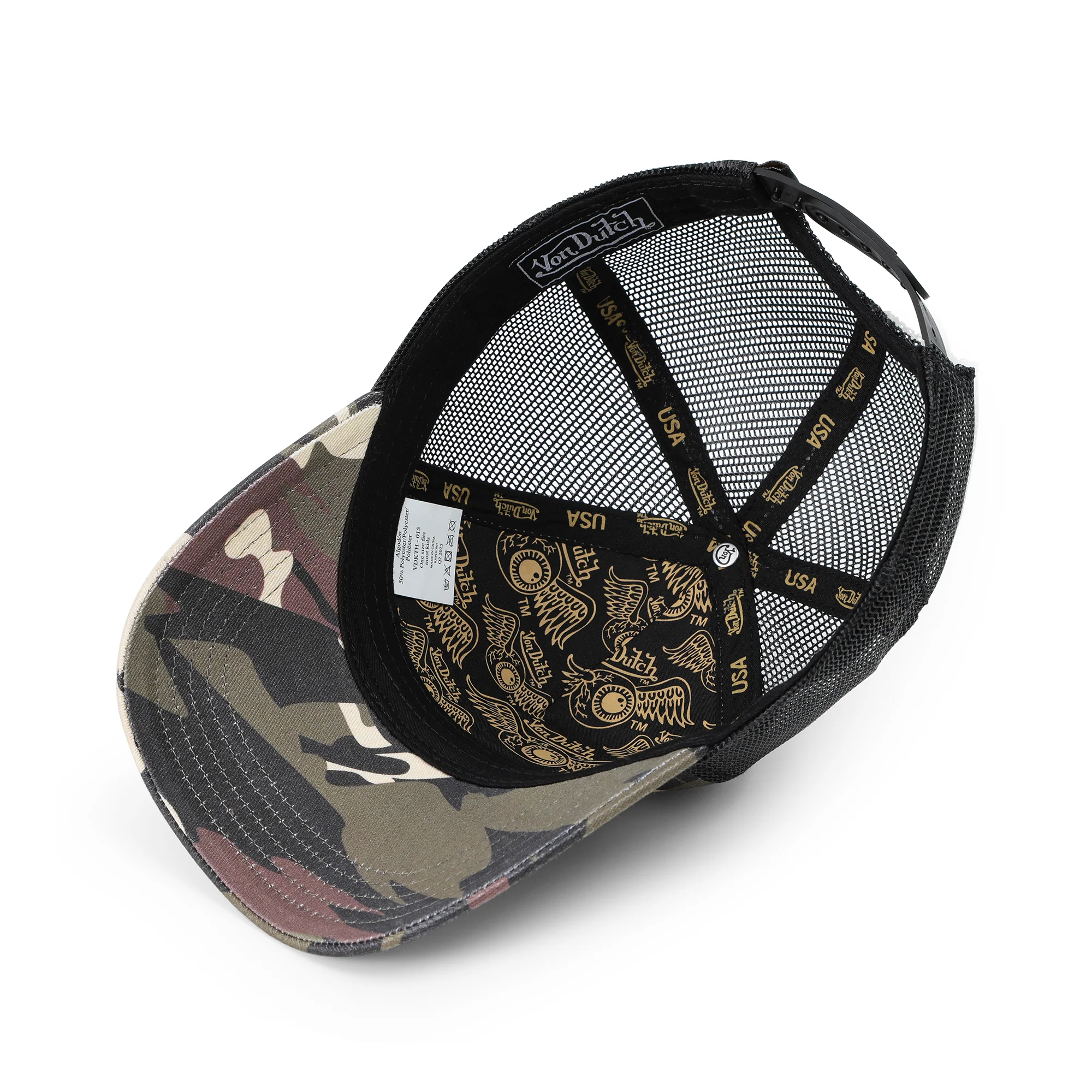 2571-kids-classic-trucker-hat-brown-rambo-4.webp Kids Classic Trucker Hat - Brown Rambo