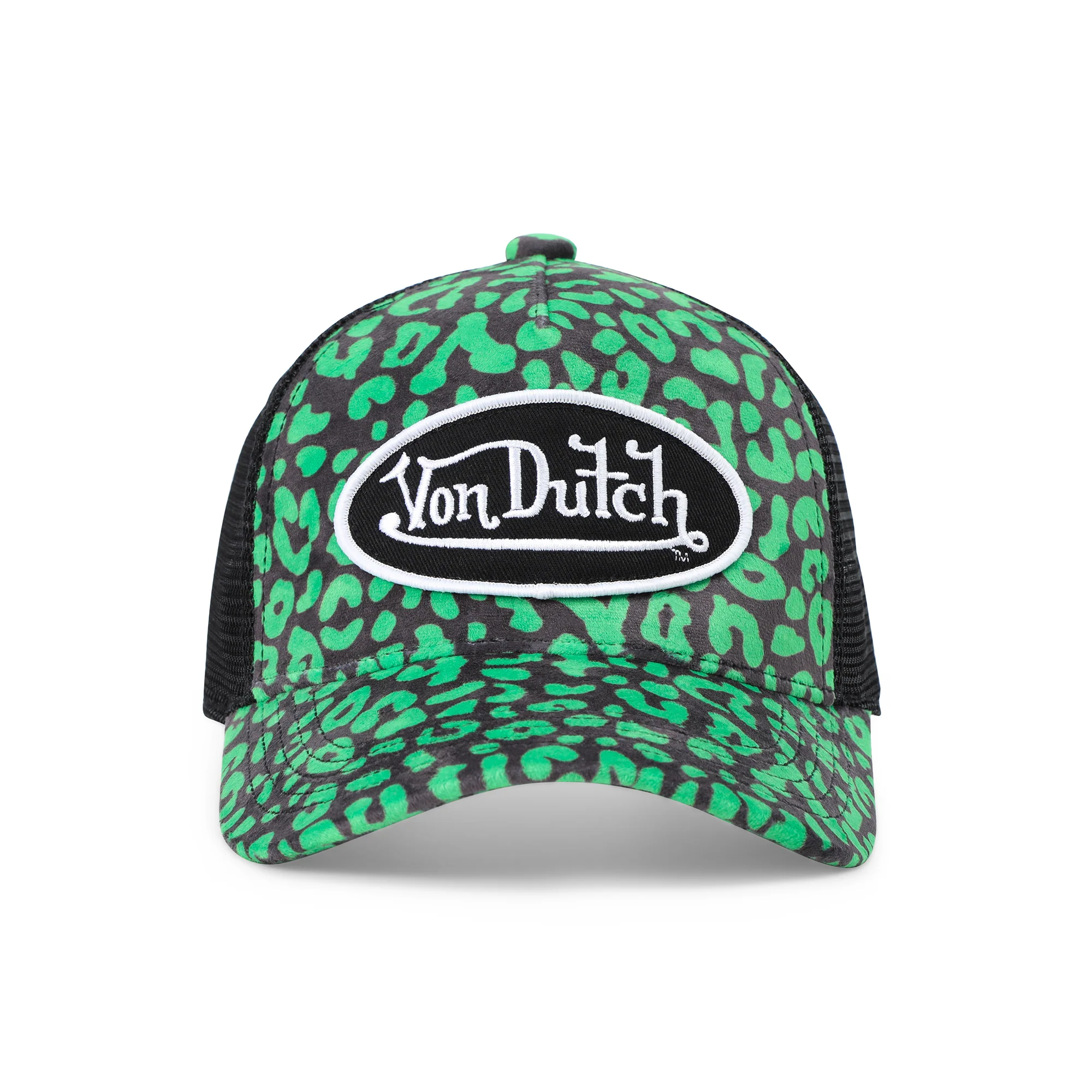 2575-kids-velvet-trucker-hat-lime-green-cheetah-8.webp Kids Velvet Trucker Hat - Lime Green Cheetah
