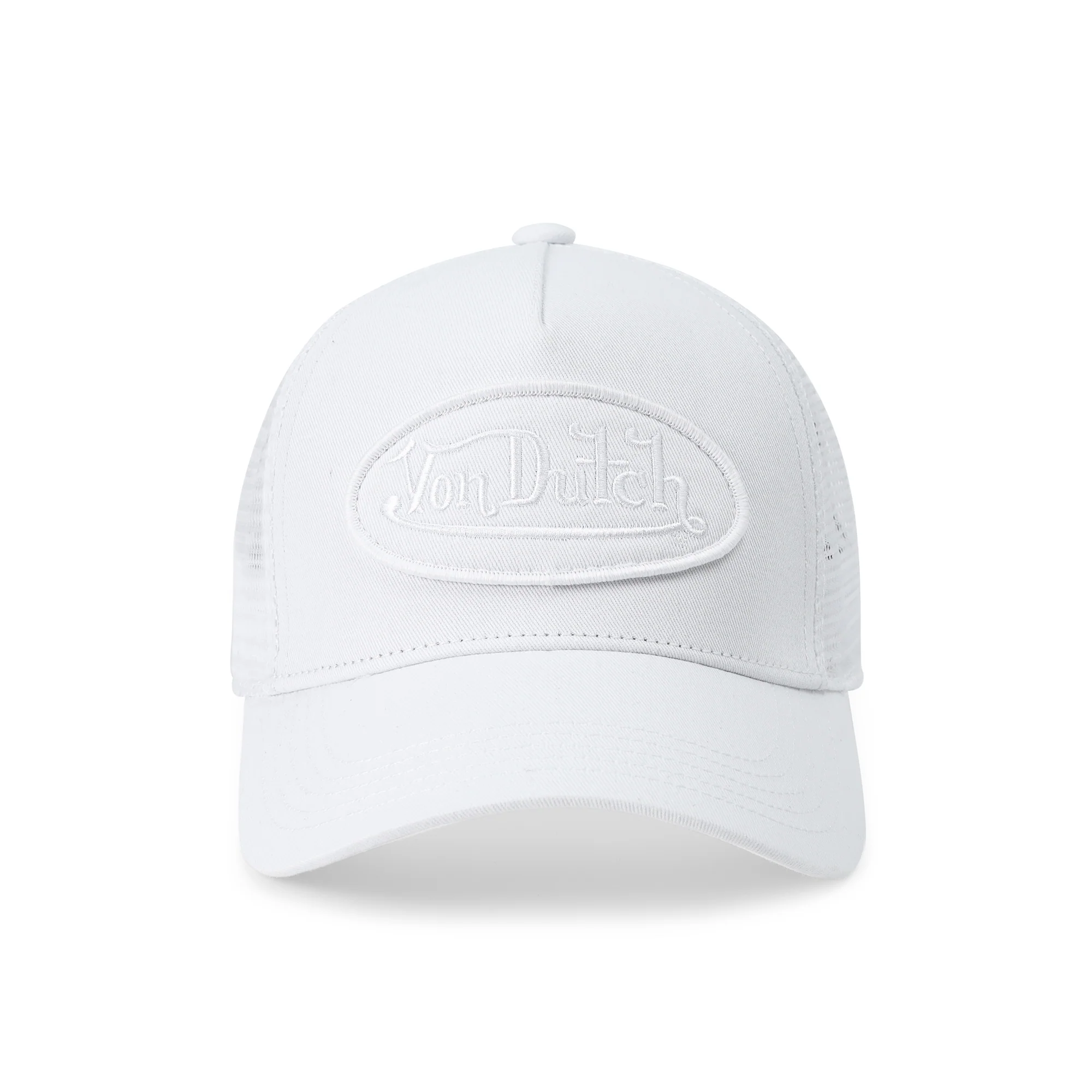 2588-kids-classic-trucker-hat-triple-white-1.webp Kids Classic Trucker Hat - Triple White