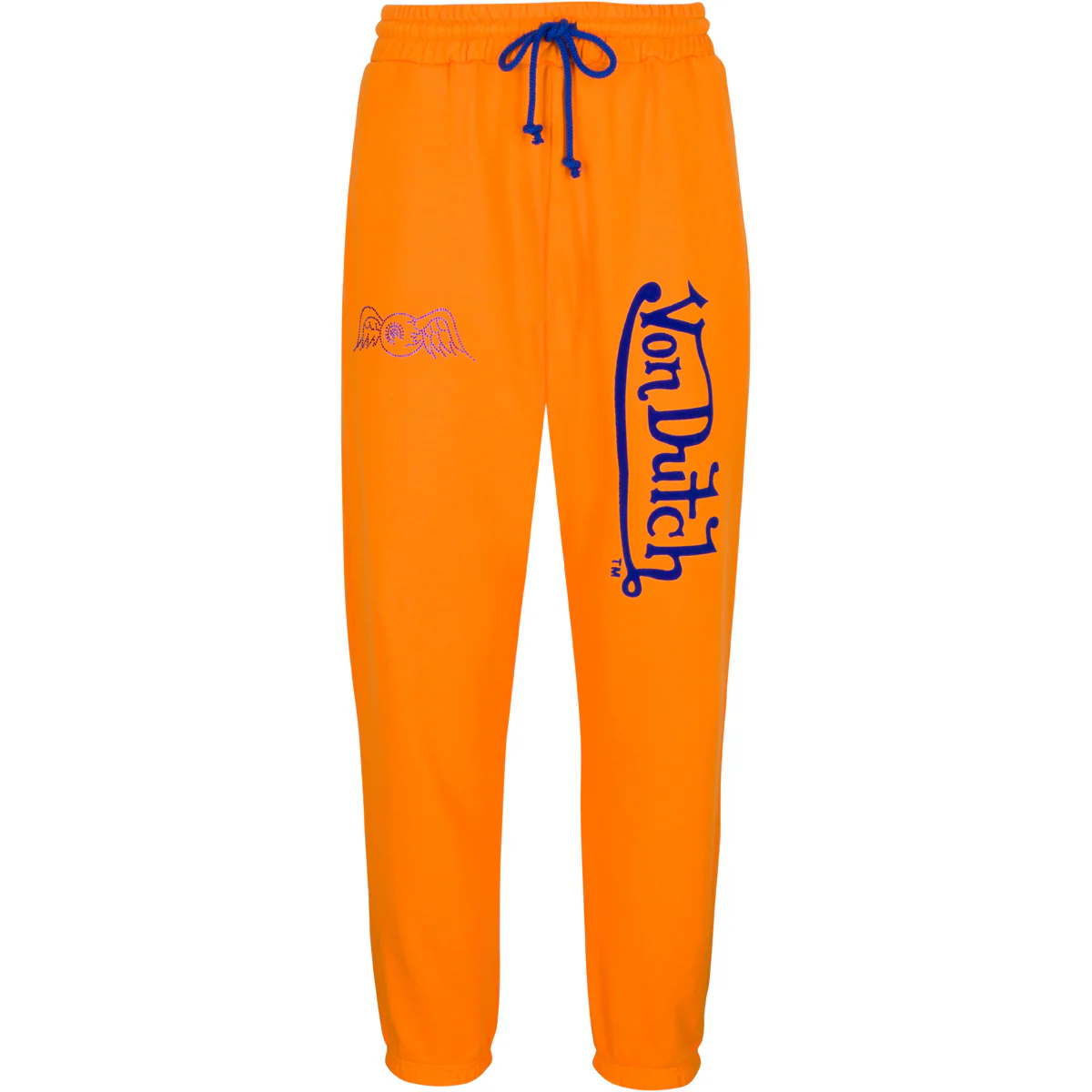 2602-orange-with-royal-purple-velvet-wordmark-jogger-1.webp Orange with Royal Purple Velvet Wordmark Jogger