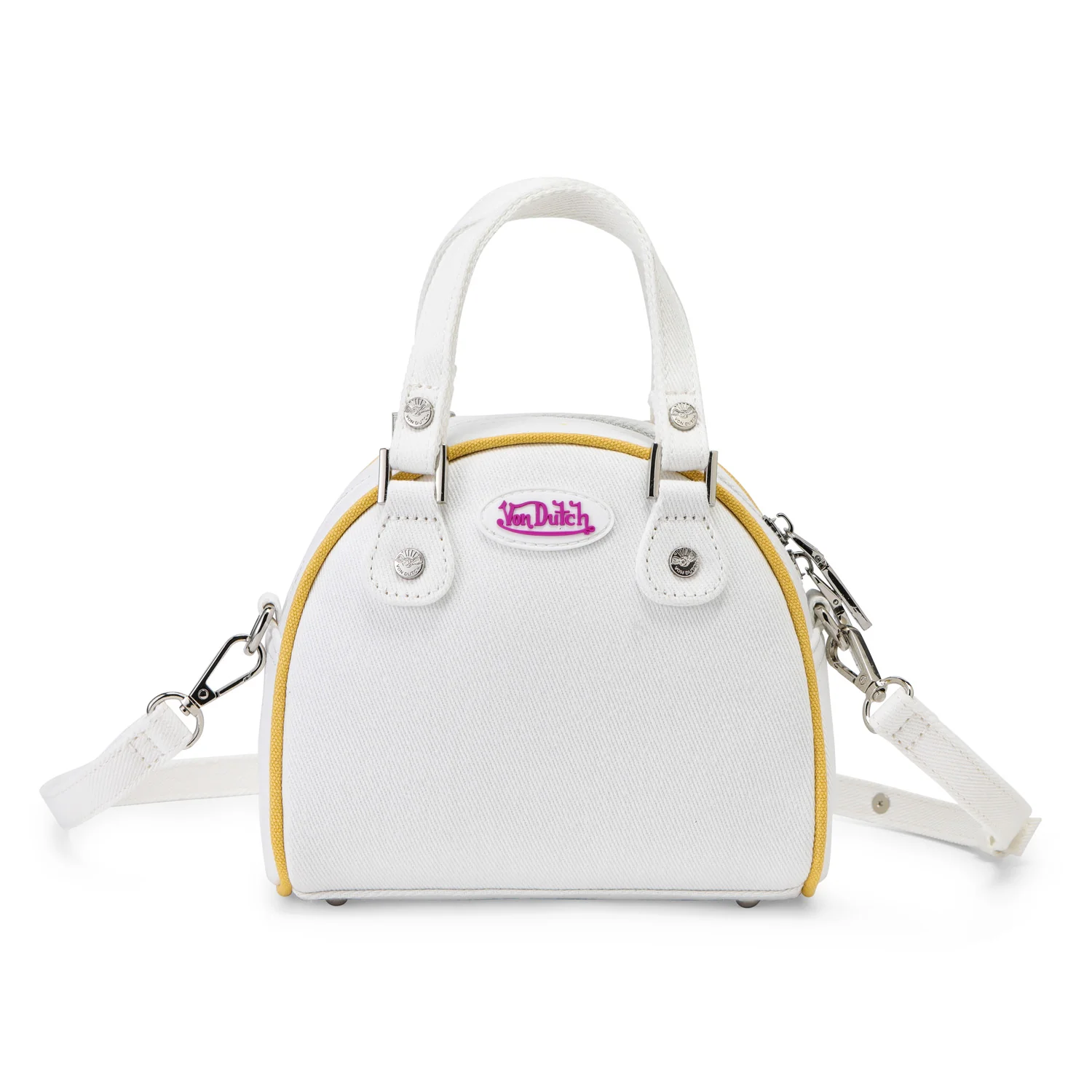 344-rhinestone-bowling-bag-white-denim-6.webp Rhinestone Bowling Bag - White Denim