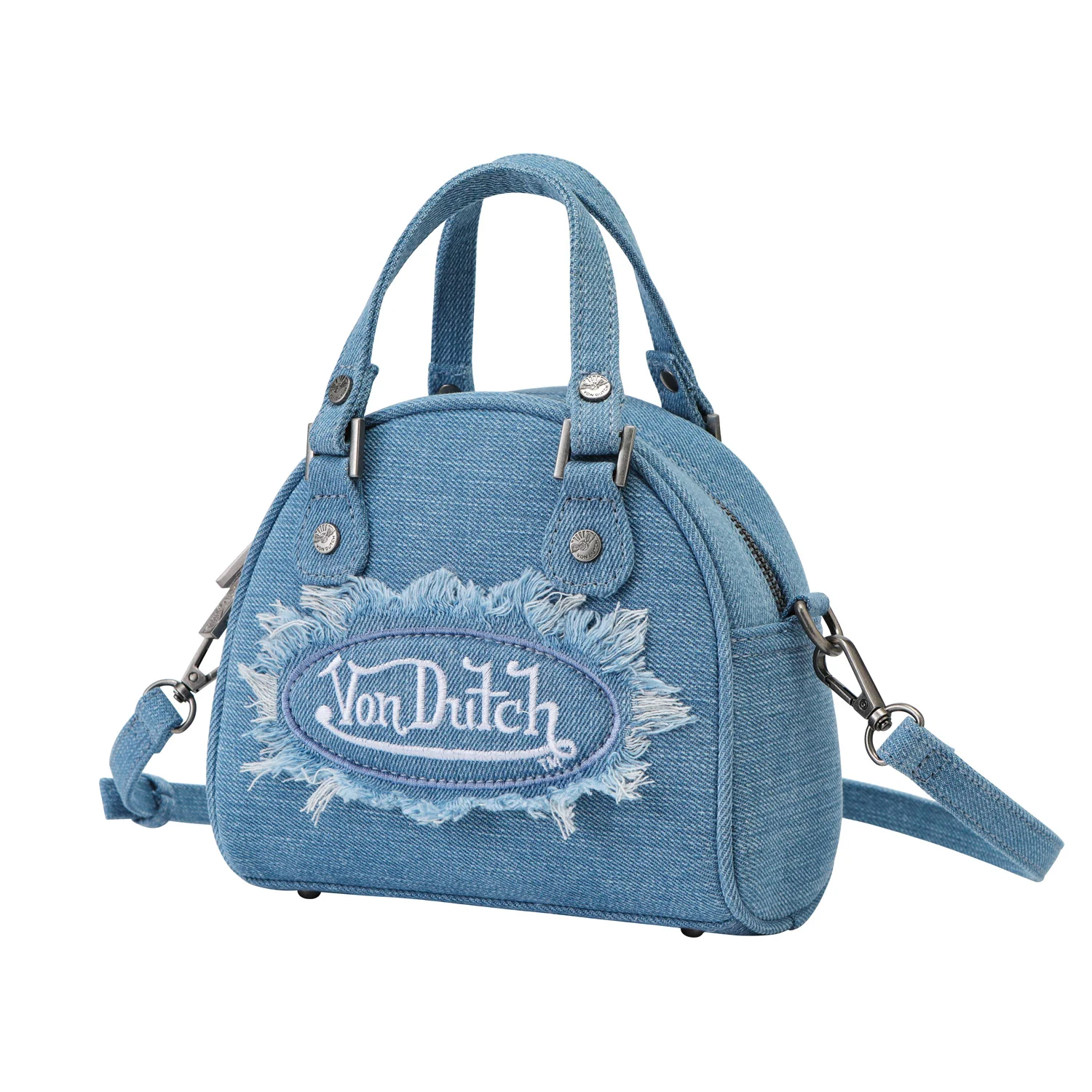 350-denim-patch-bowling-bag-light-denim-2.webp Denim Patch Bowling Bag - Light Denim