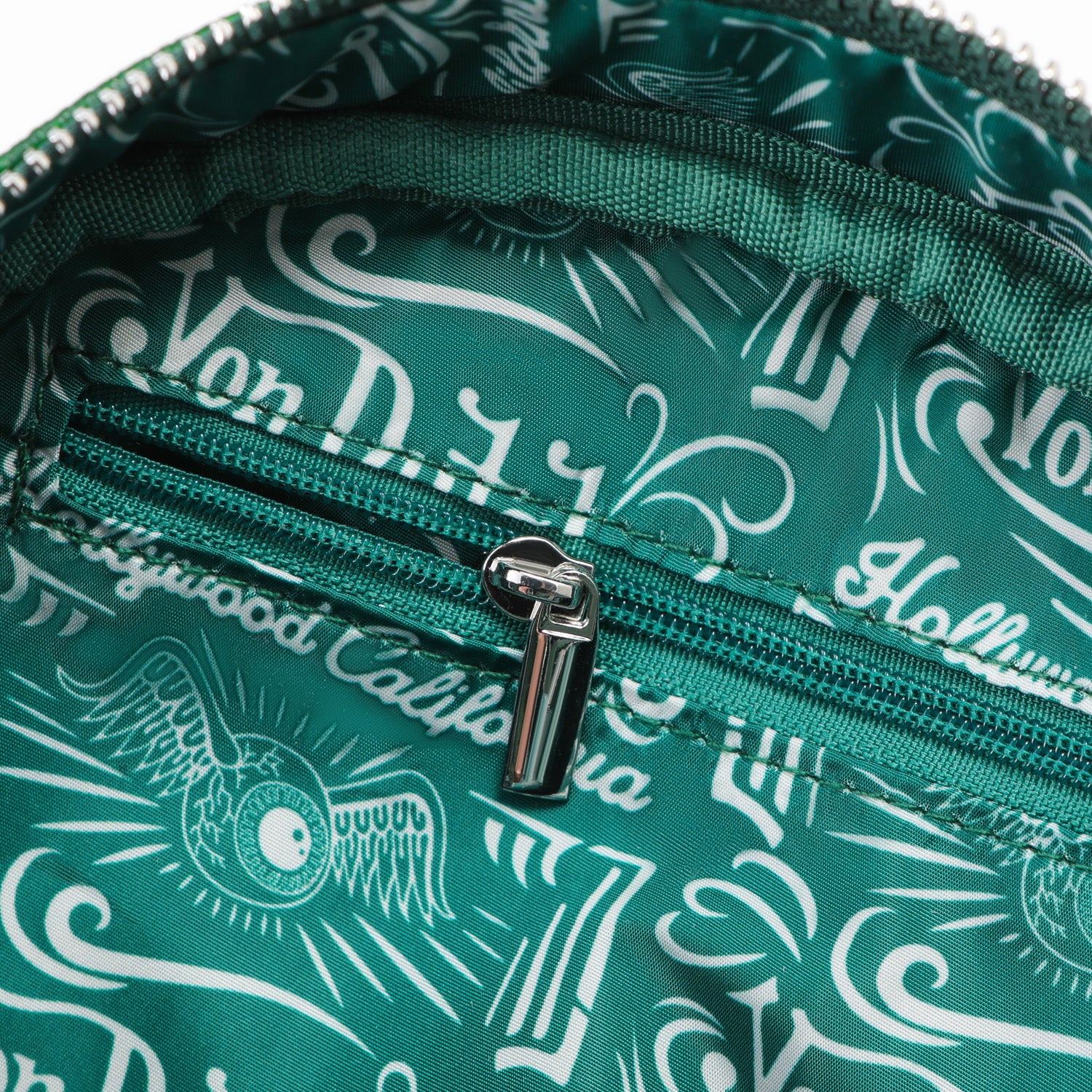 Forest Green & White Two-Tone Bowling Bag