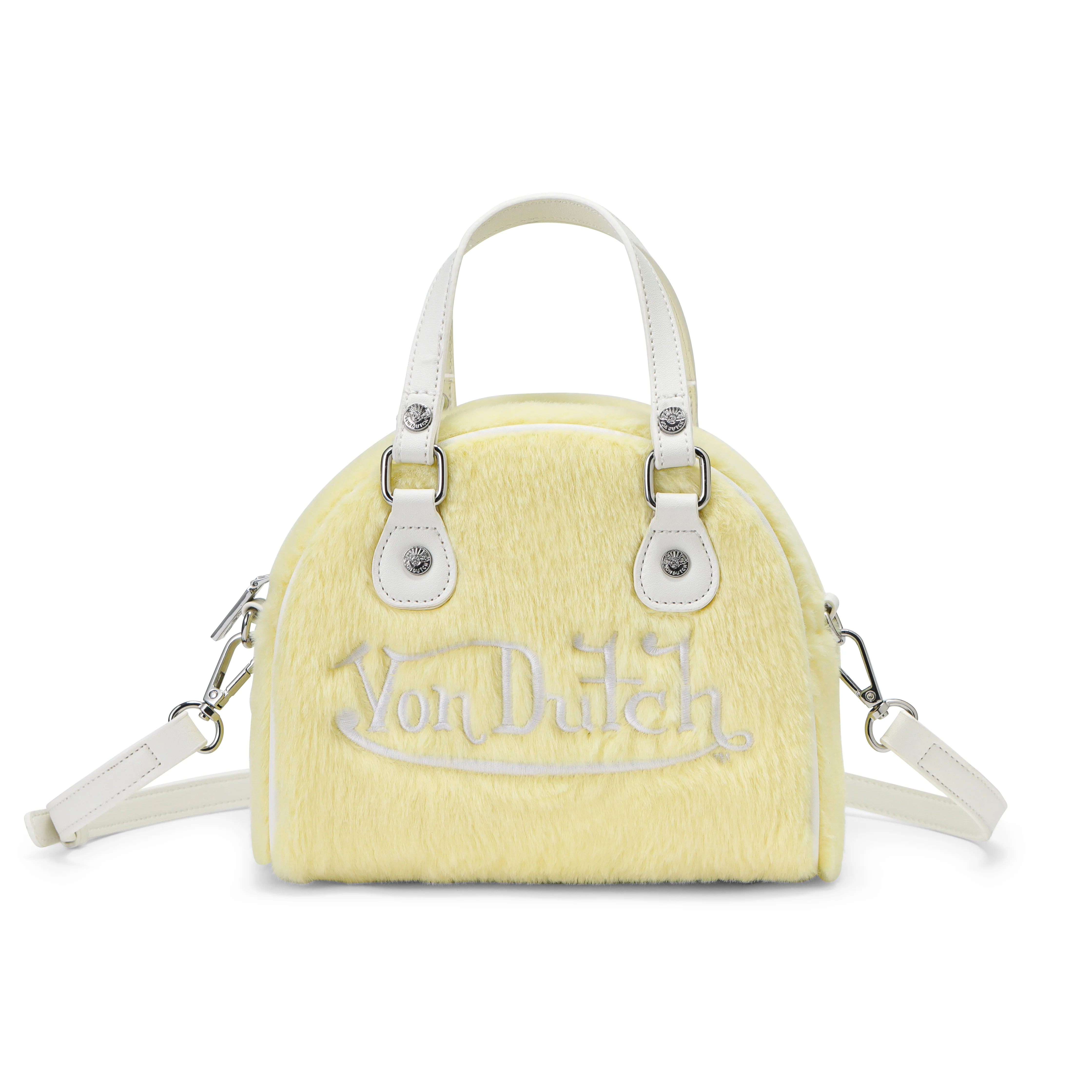 Yellow Furry Bowling Bag