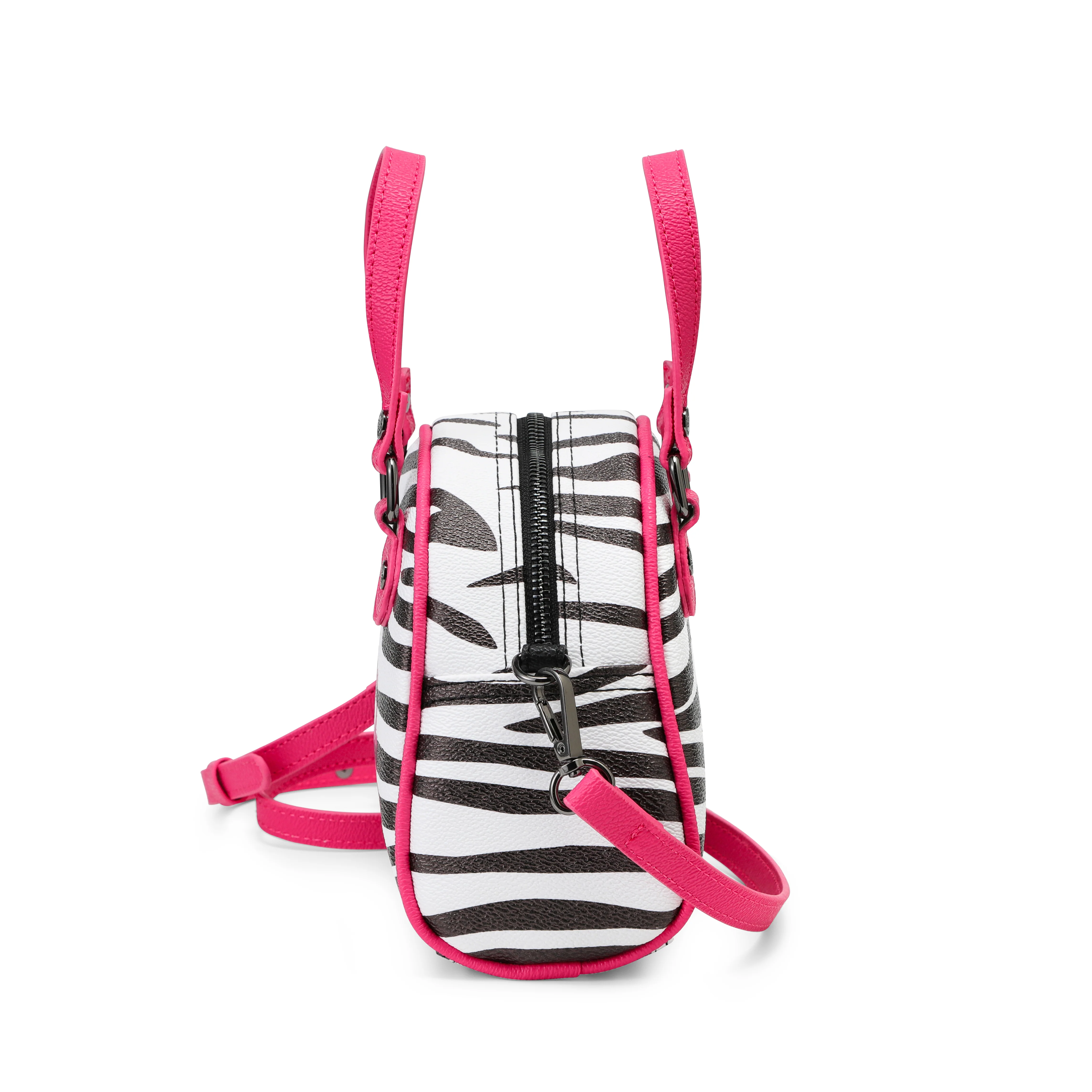 396-zebra-bowling-bag-pink-3.webp Zebra Bowling Bag - Pink