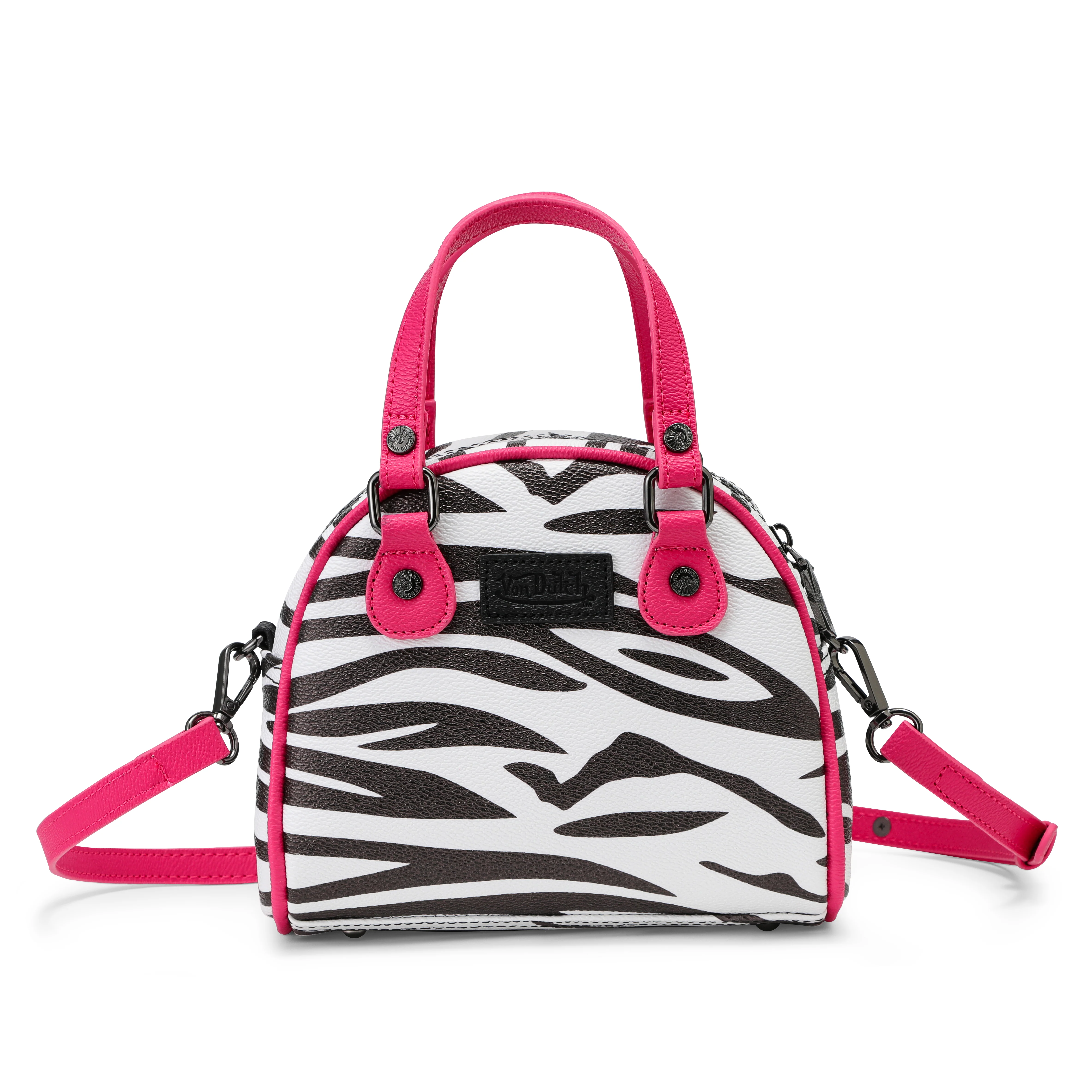 396-zebra-bowling-bag-pink-5.webp Zebra Bowling Bag - Pink
