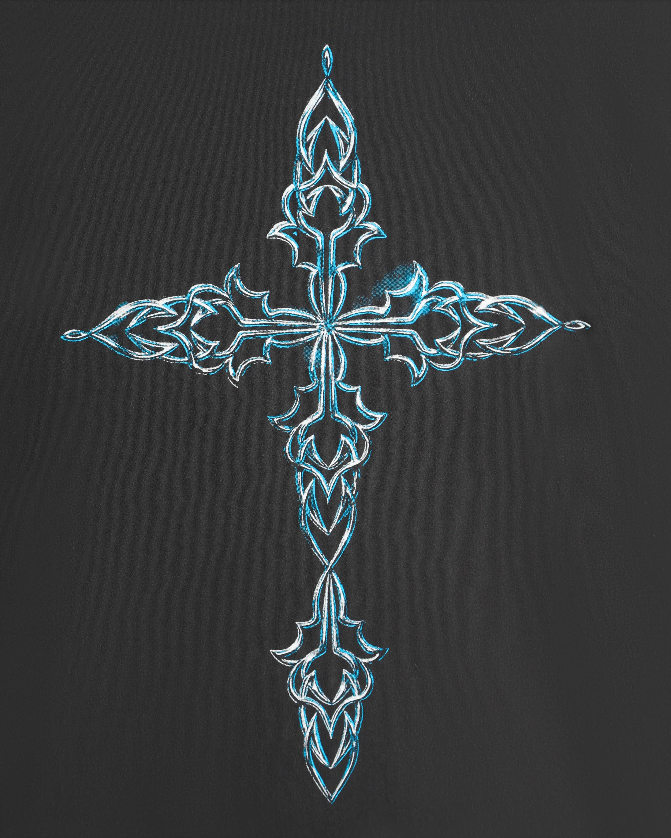 467-chopper-cross-flames-tee-black-4.webp Chopper Cross Flames Tee - Black