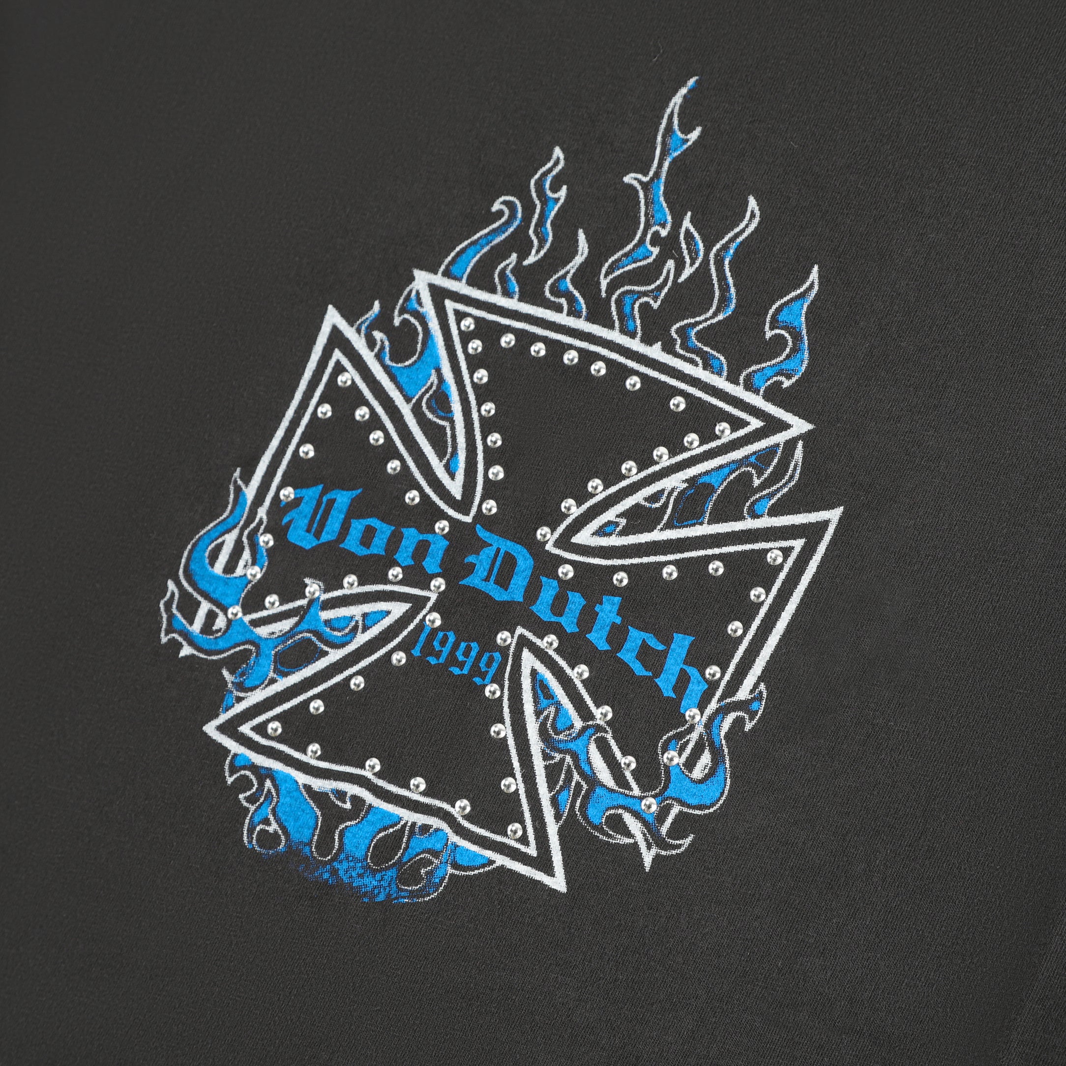 473-chopper-cross-studs-tee-black-2.jpg Chopper Cross Studs Tee - Black