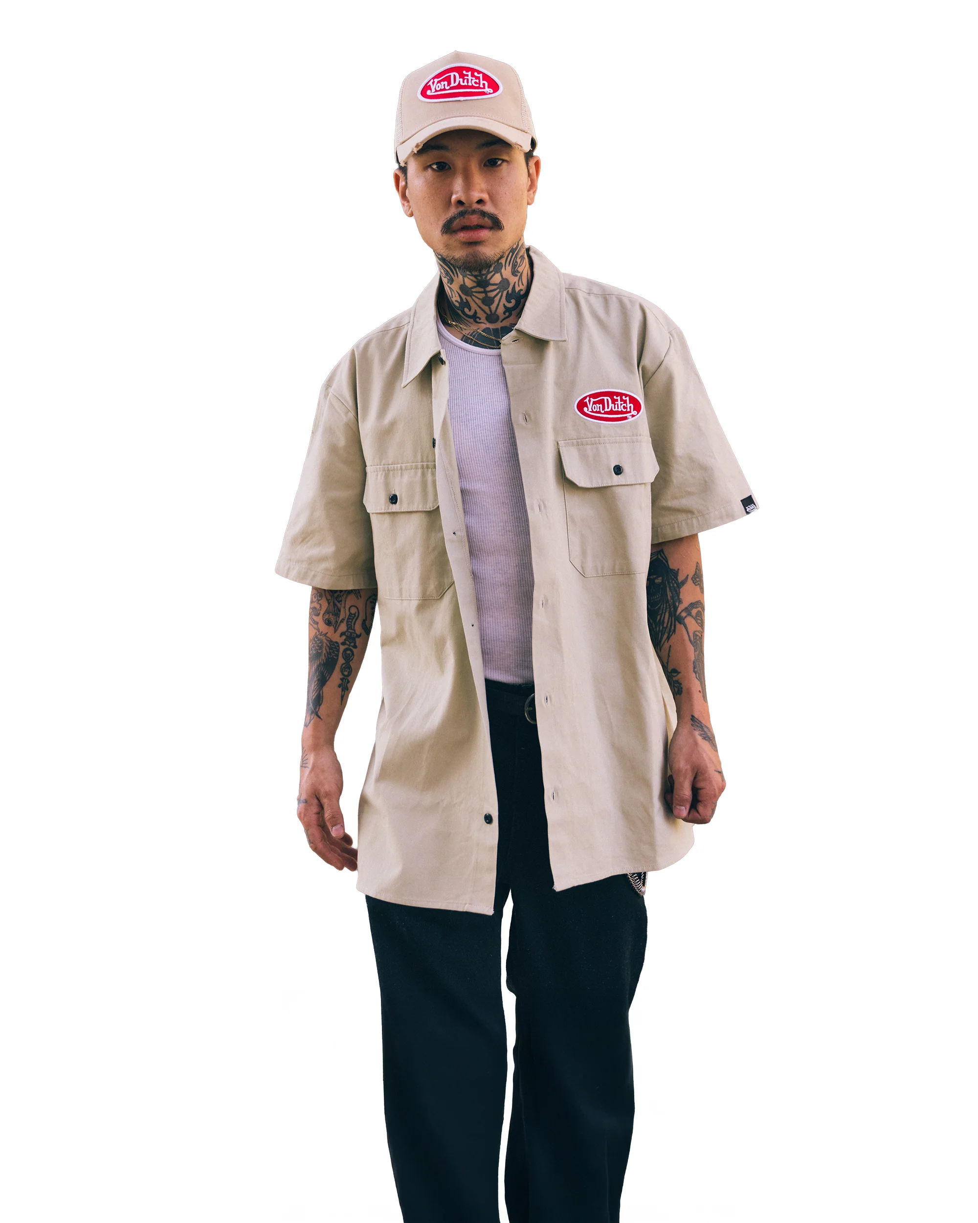 499-classic-mechanic-shirt-tan-3.webp Classic Mechanic Shirt - Tan