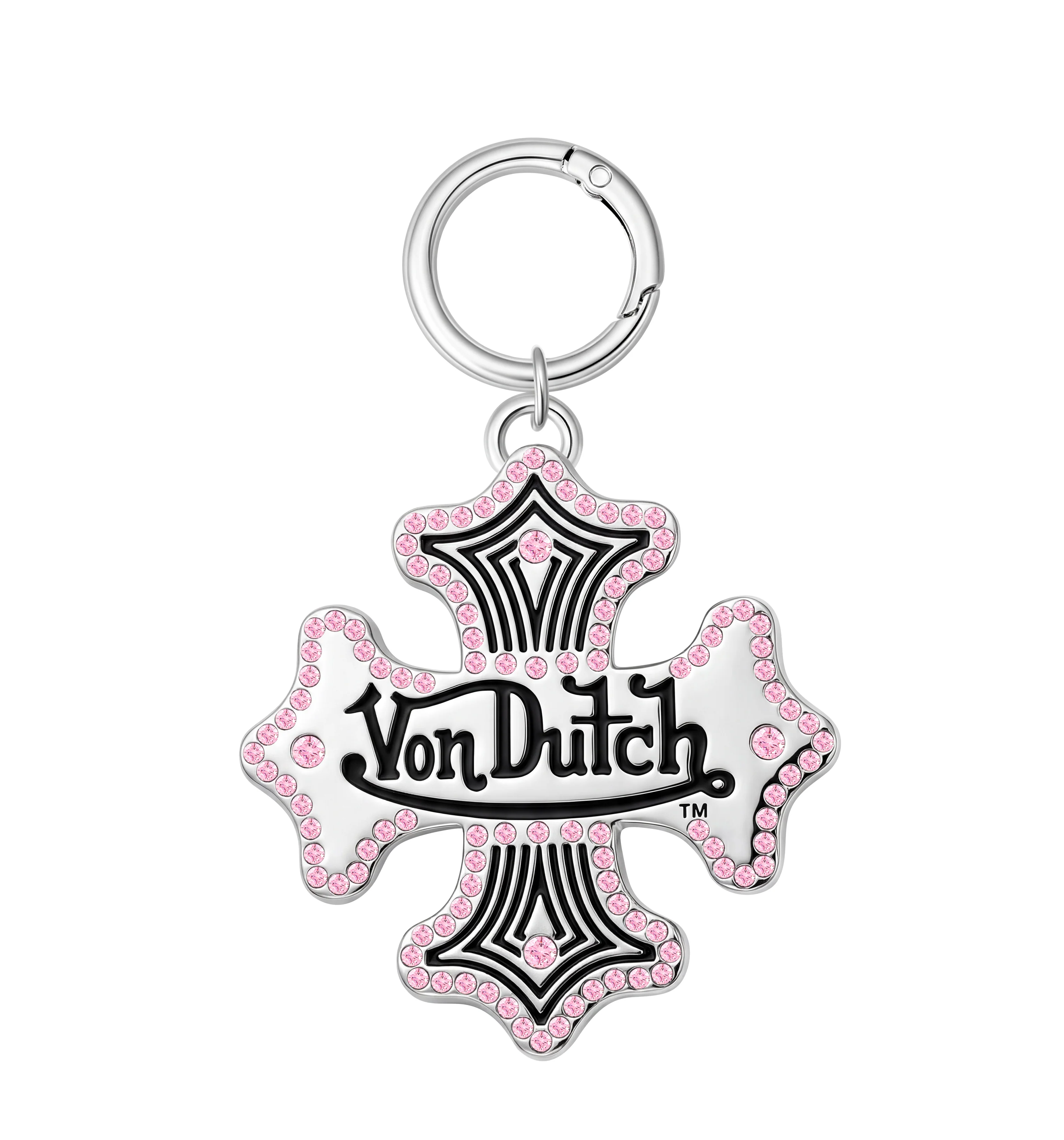 584-rhinestone-chopper-cross-keychain-1.webp RHINESTONE CHOPPER CROSS KEYCHAIN