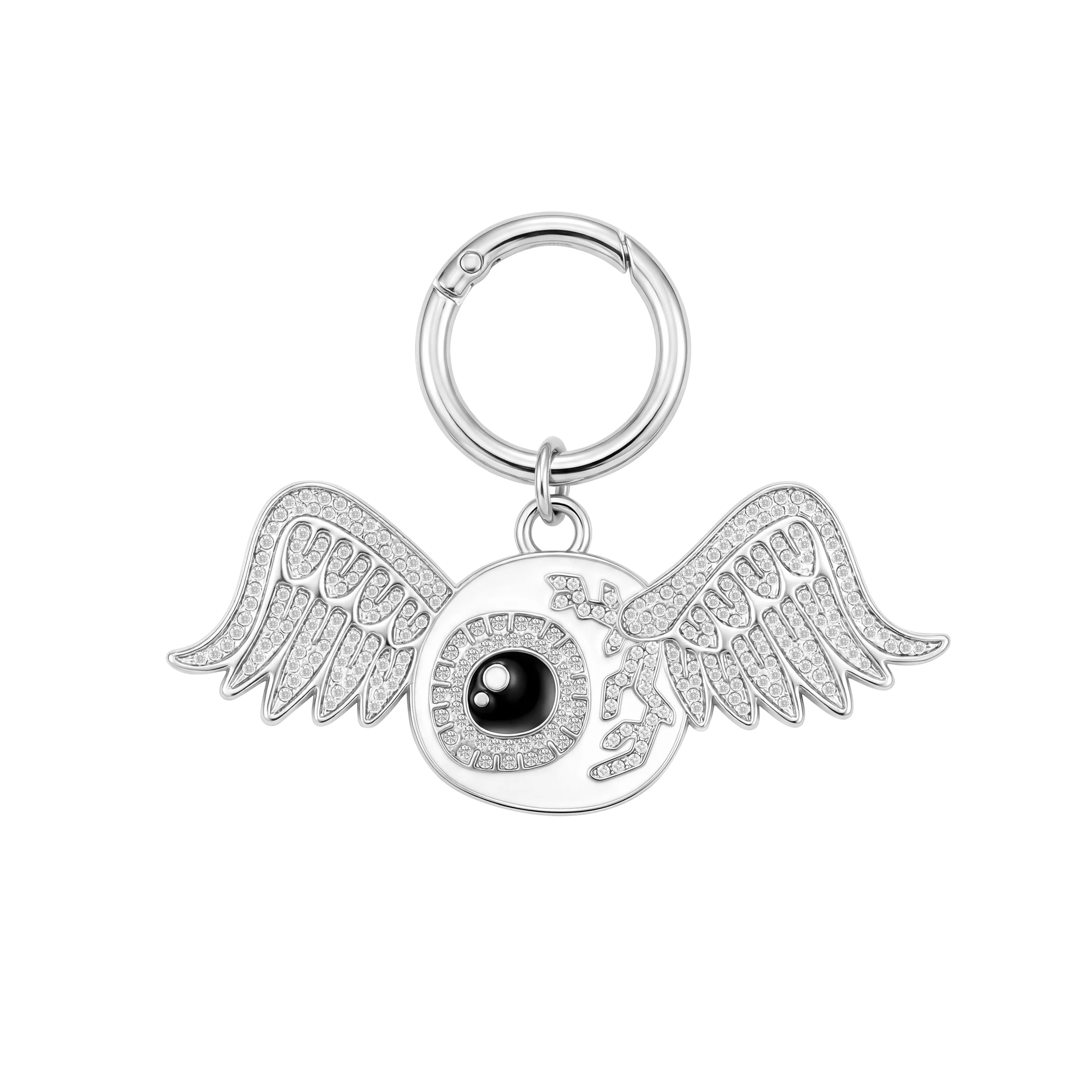 585-flying-eye-keychain-clear-rhinestones-1.webp FLYING EYE KEYCHAIN - CLEAR RHINESTONES