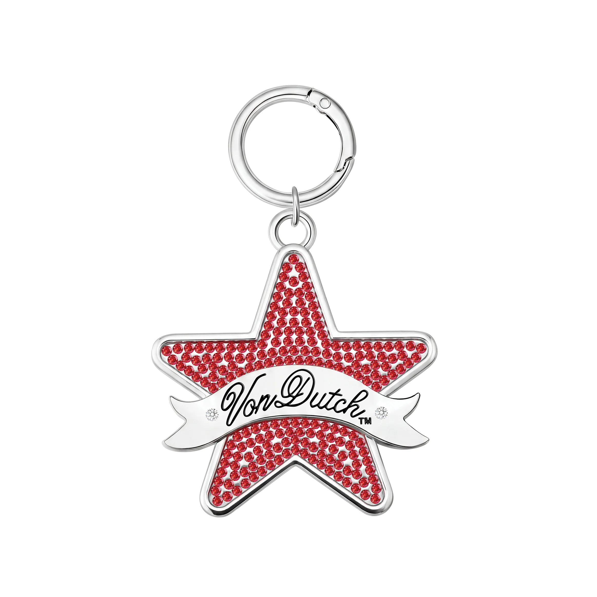 593-star-keychain-red-rhinestones-1.webp STAR KEYCHAIN - RED RHINESTONES
