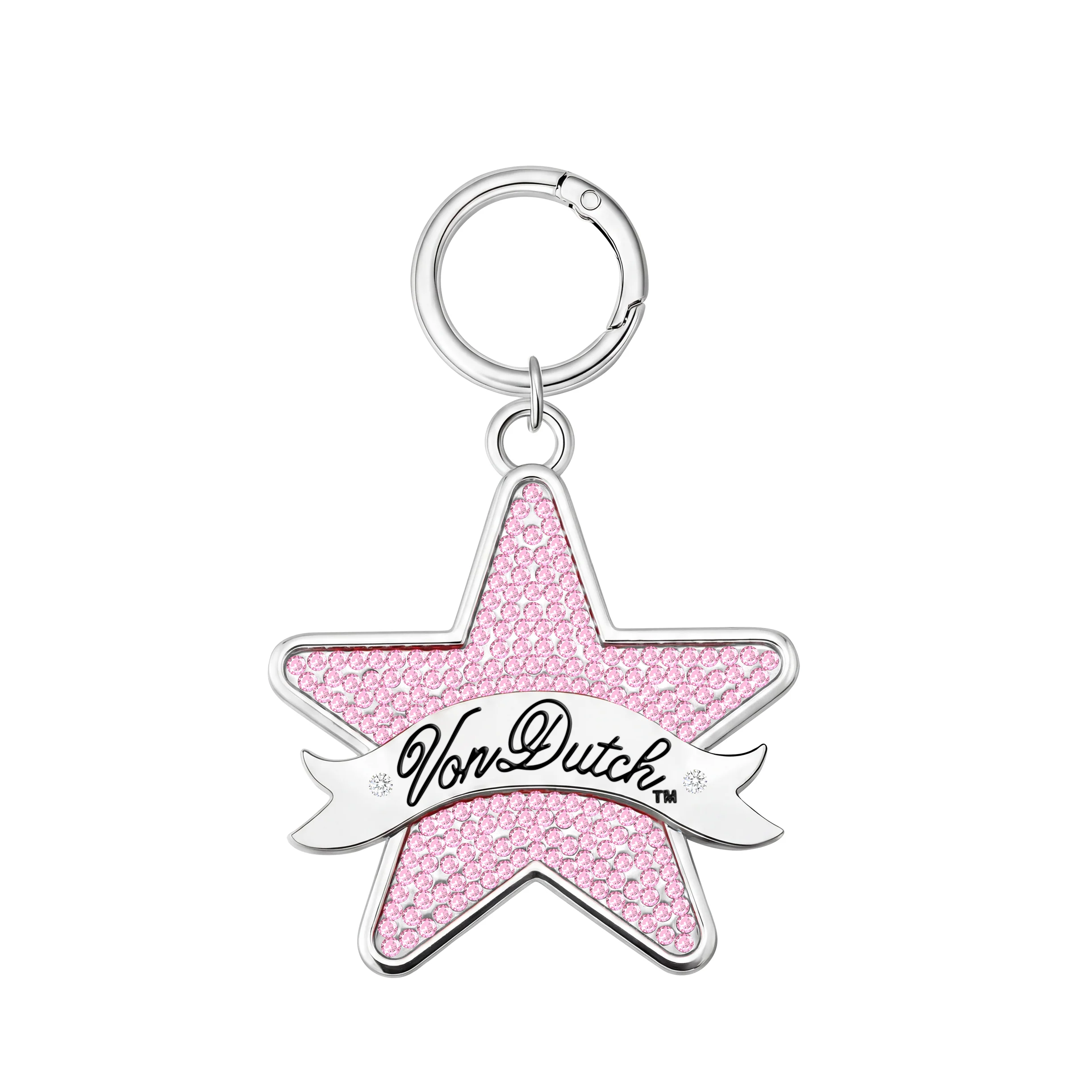 594-star-keychain-pink-rhinestones-1.webp STAR KEYCHAIN - PINK RHINESTONES