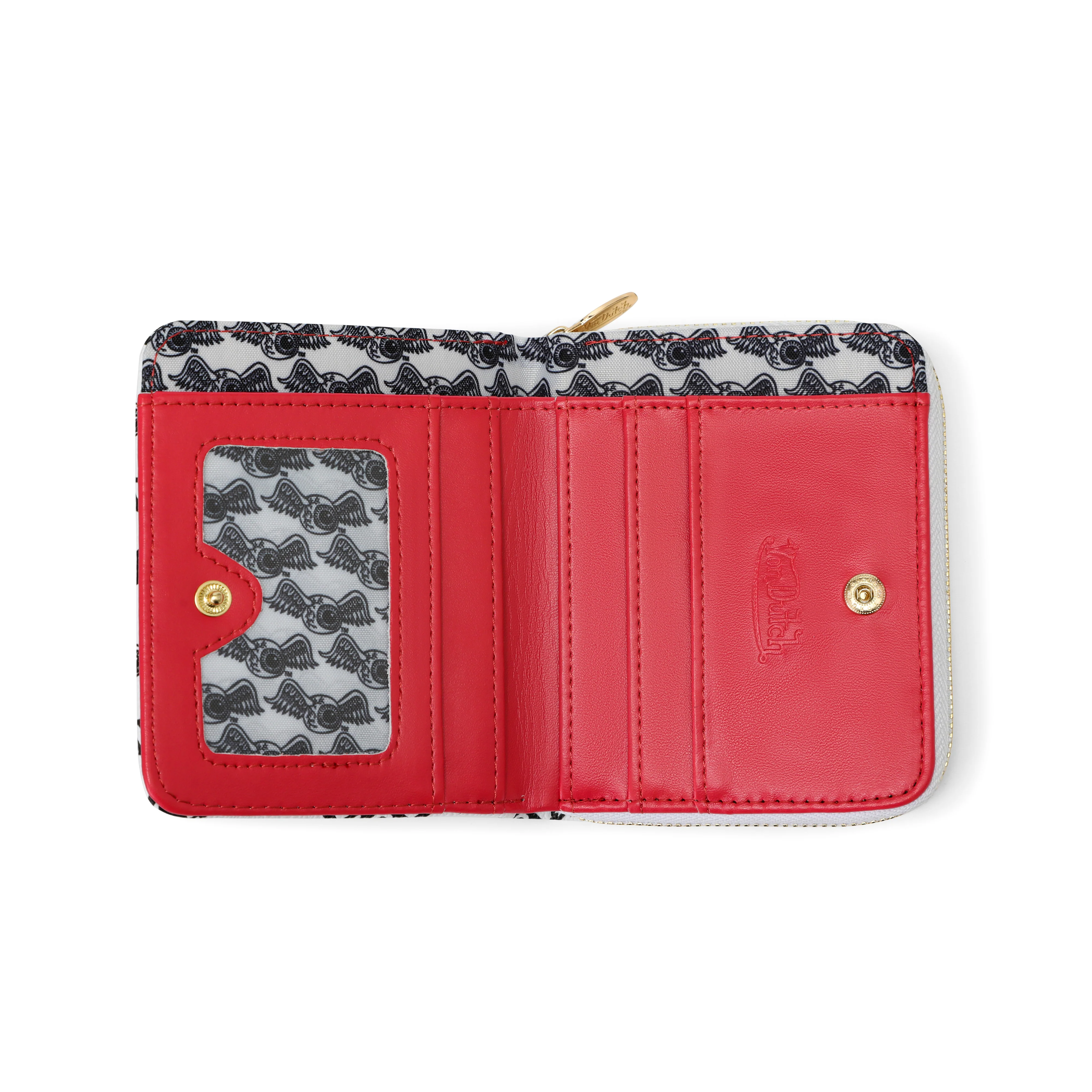 Monogram Zip-Up Wallet - Cream